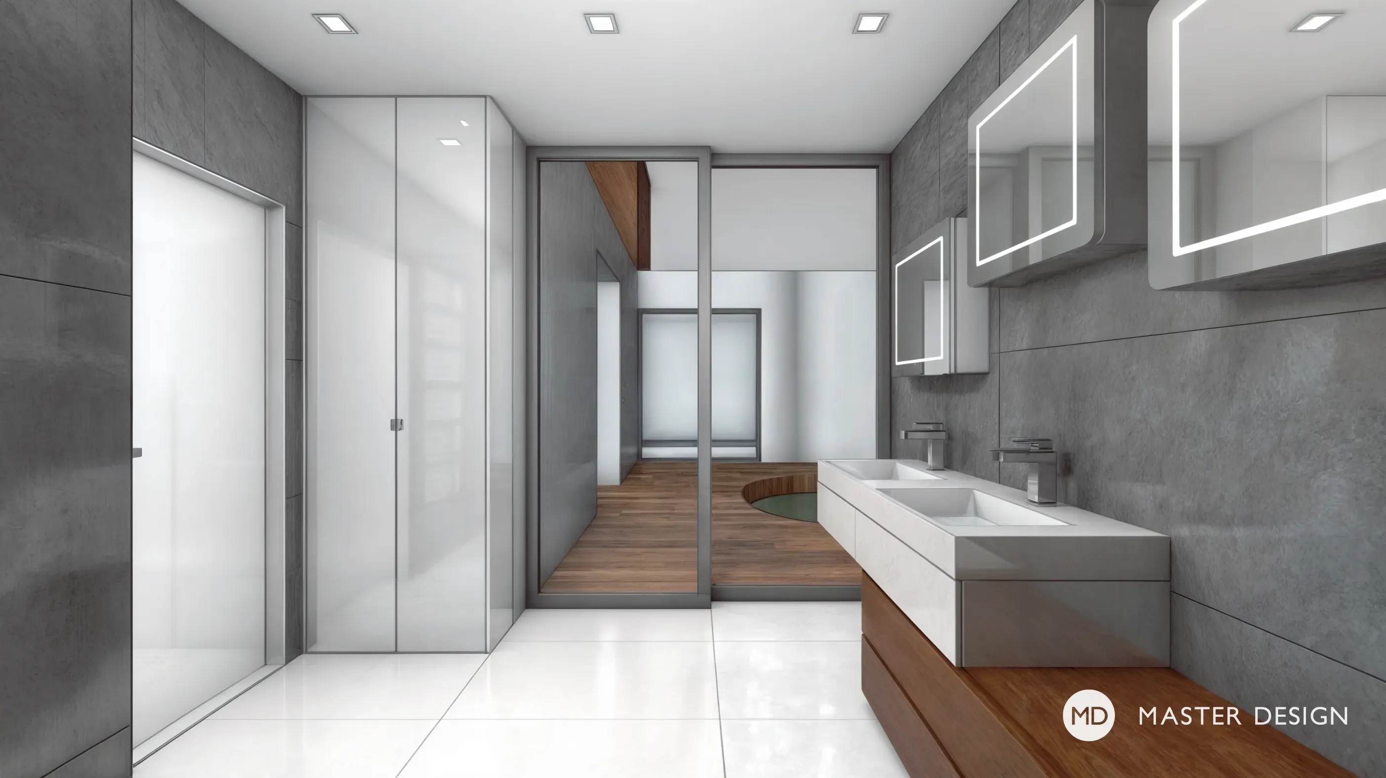 Family house interiorPraha Hořovice - visualisation11
