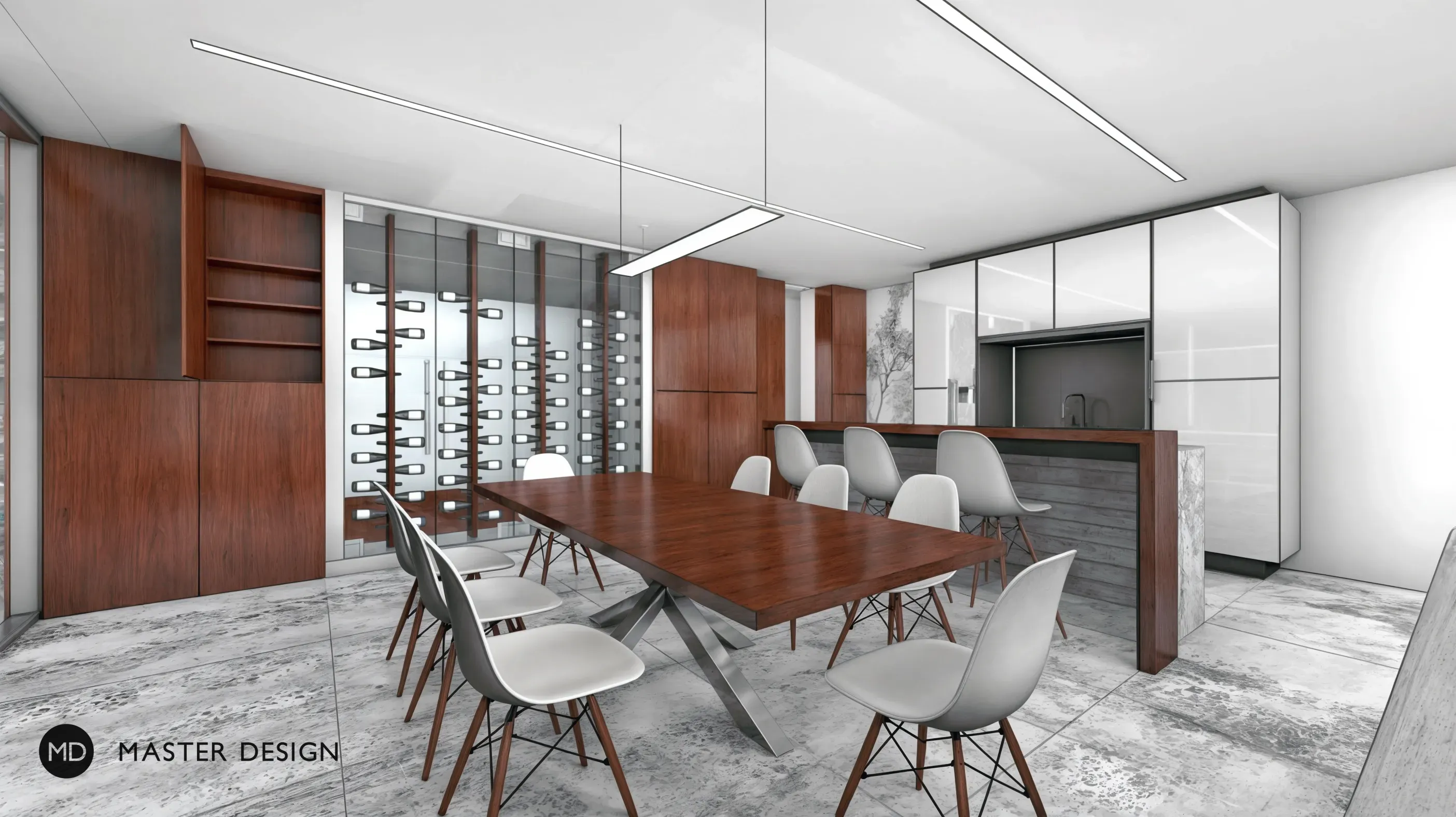 Family house interiorPraha Hořovice - visualisation18