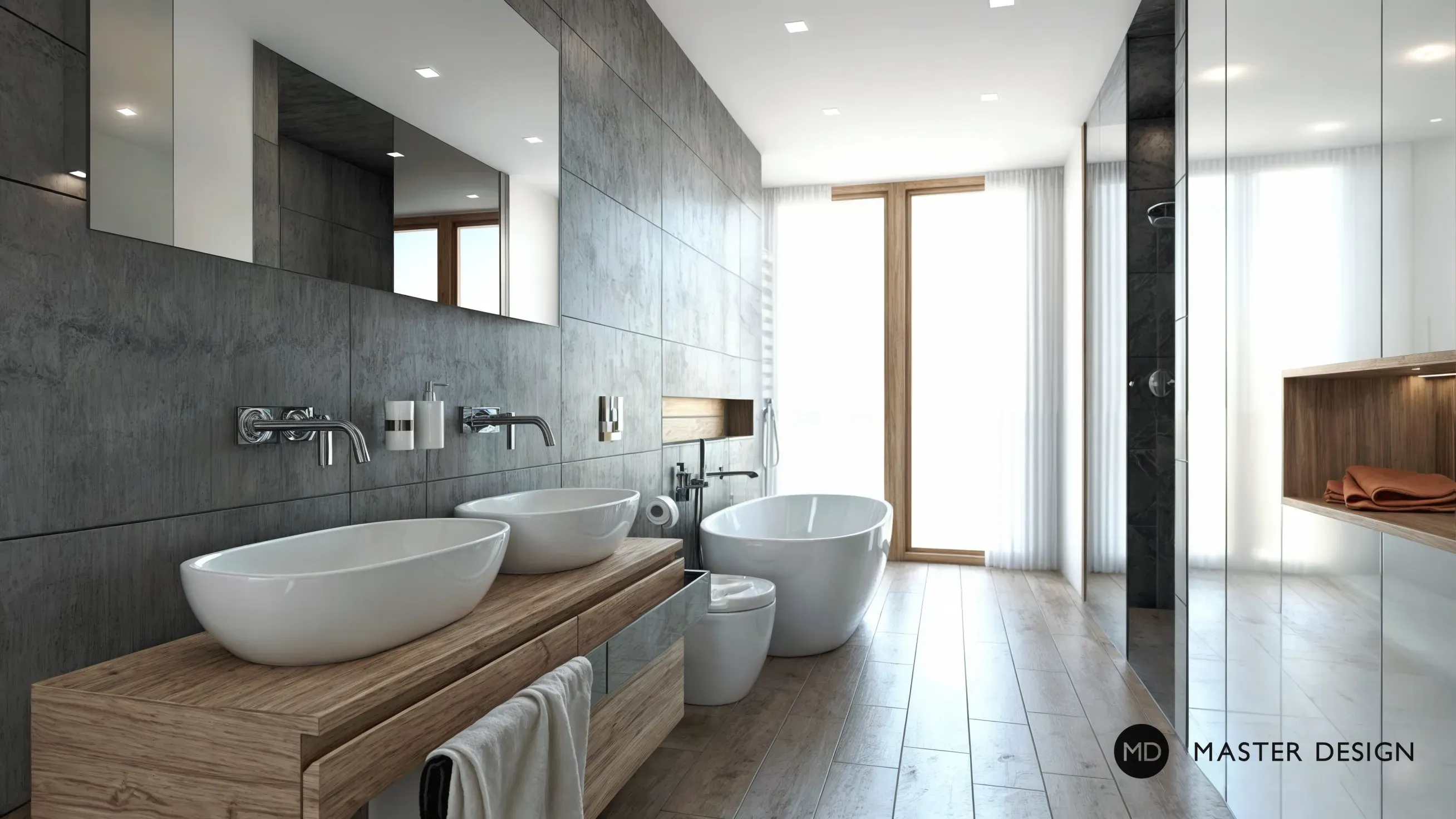 Family house interiorPraha Slivenec - visualisation2