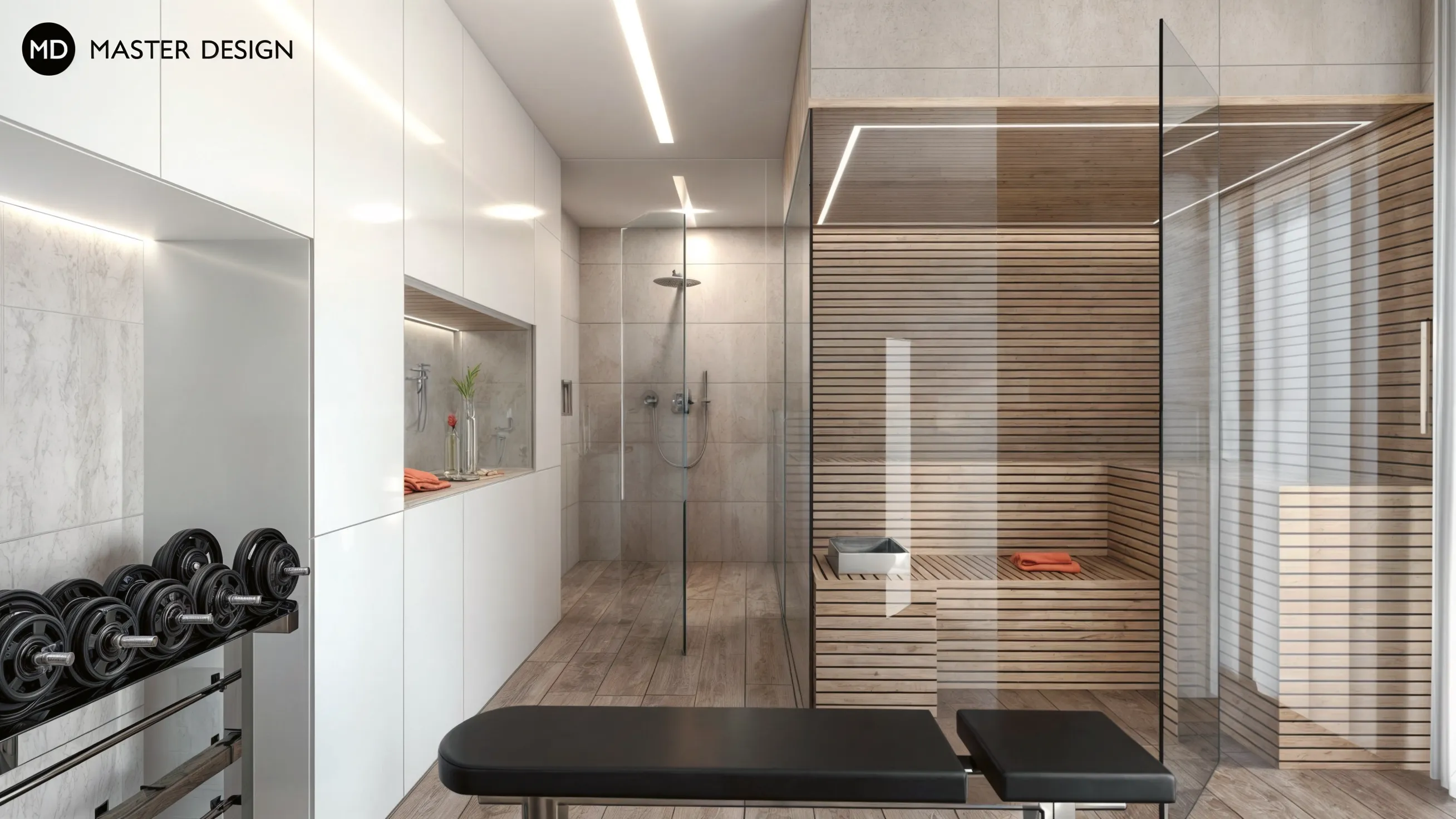 Family house interiorPraha Slivenec - visualisation4