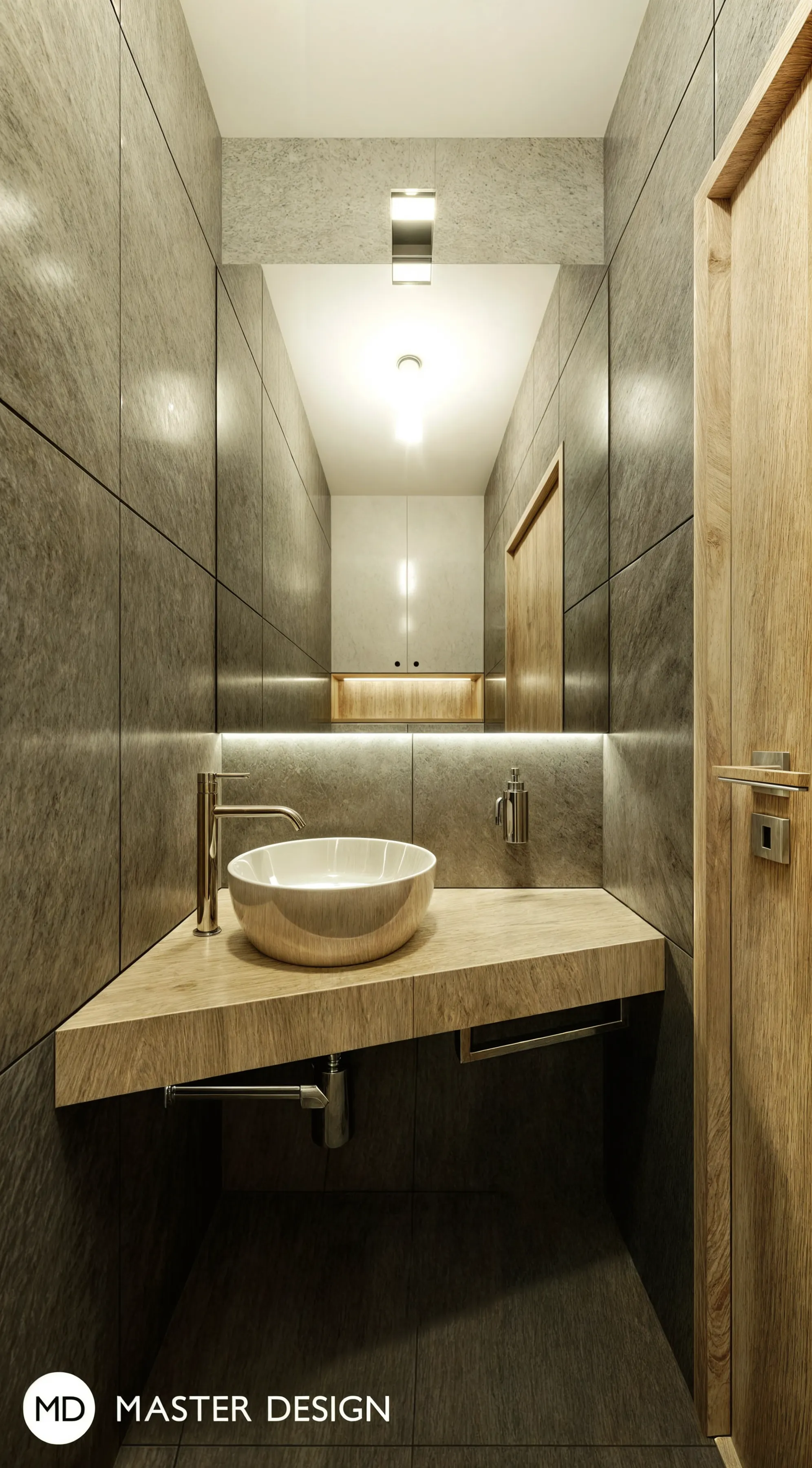 Interiors with wooden walls for pension inPredlitz - visualisation14