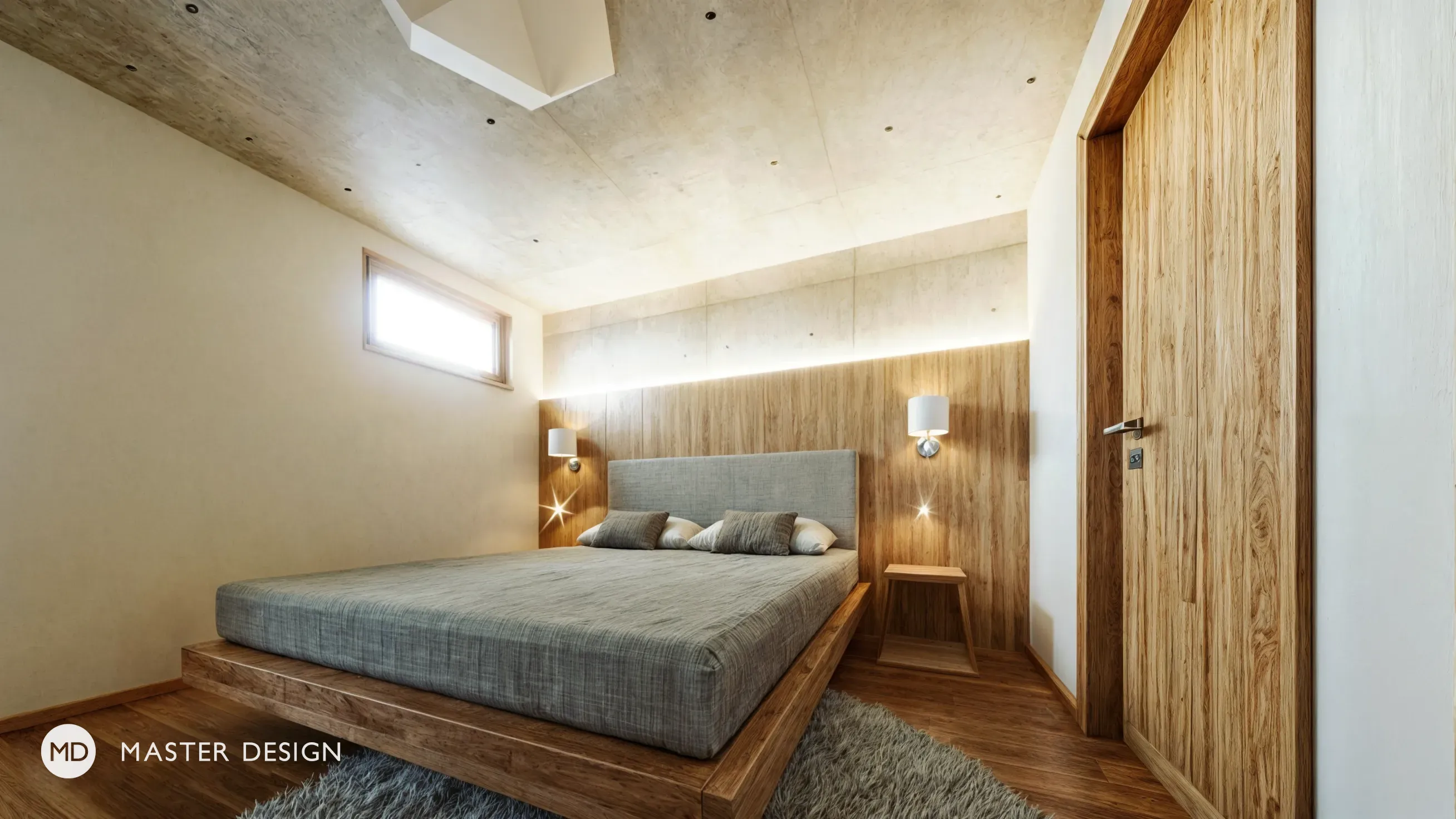 Mountain pension interiors with roof apartmentsRakousko Turrach - visualisation7