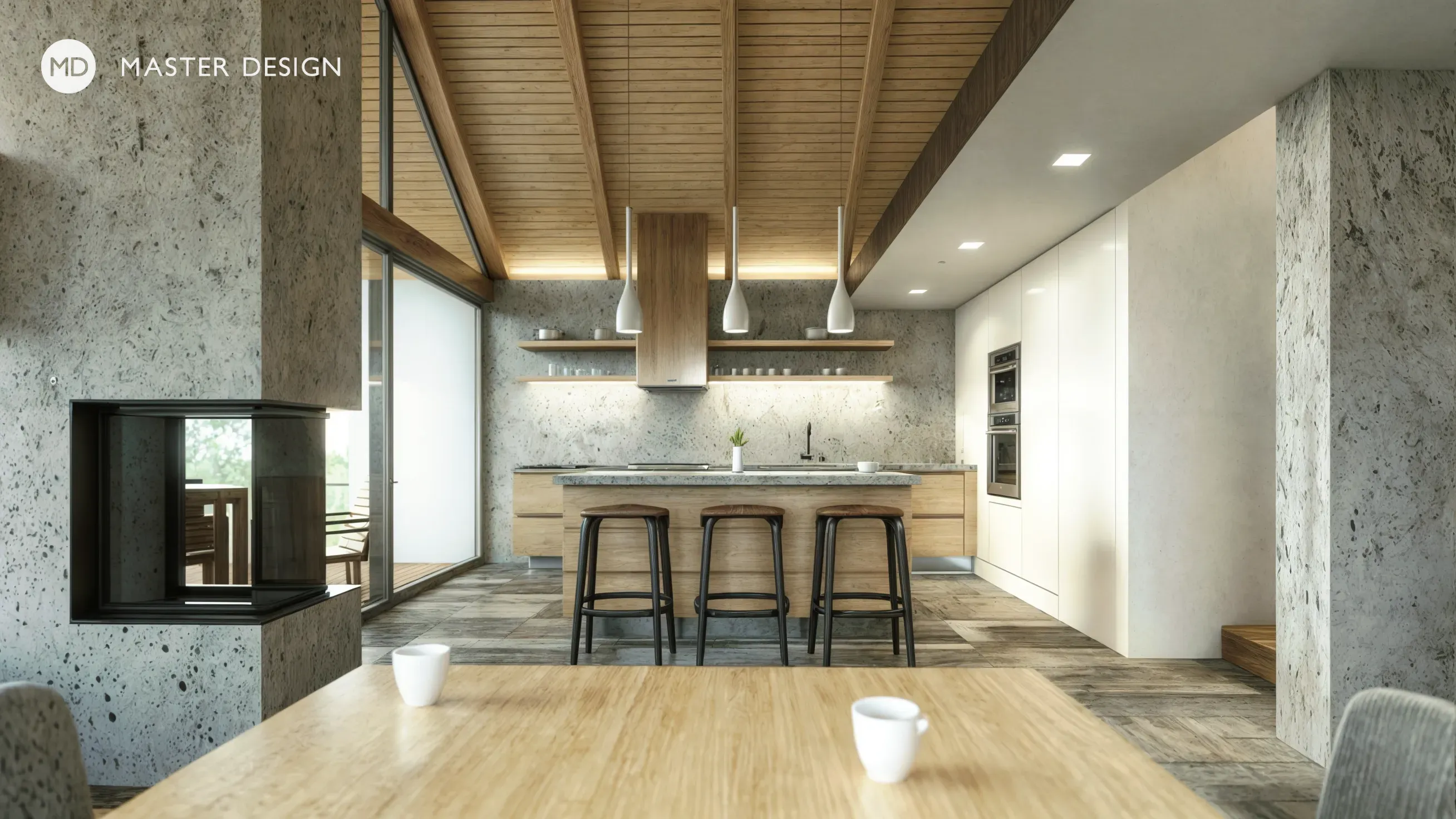 Family house interiorBraškov - visualisation2