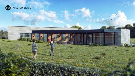 A Bungalow in the Shape of a Three-pointed Star - Unhošť - main visualisation