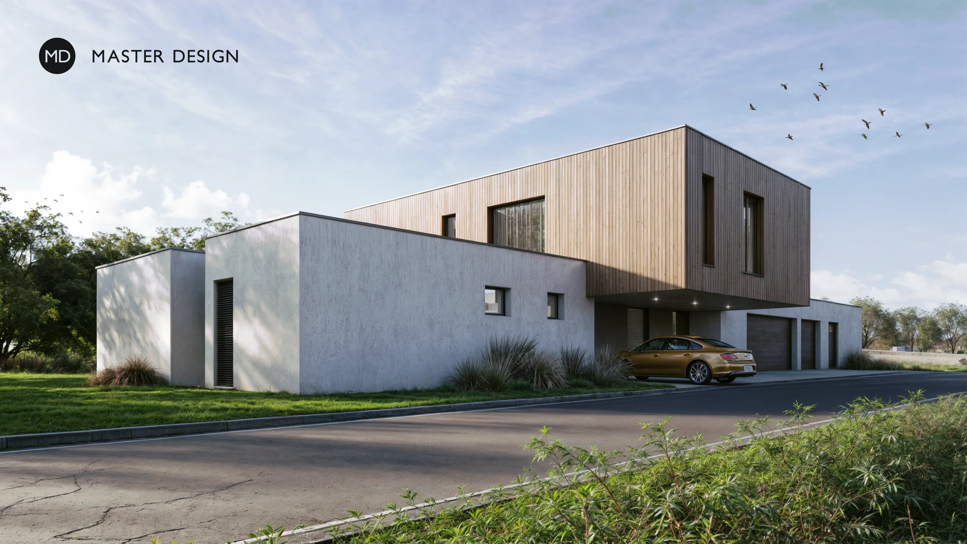 Luxusní příměstská vila s venkovní kuchyníHorní Počernice - vizualizace3 Luxusní příměstská vila s venkovní kuchyníHorní Počernice - vizualizace3