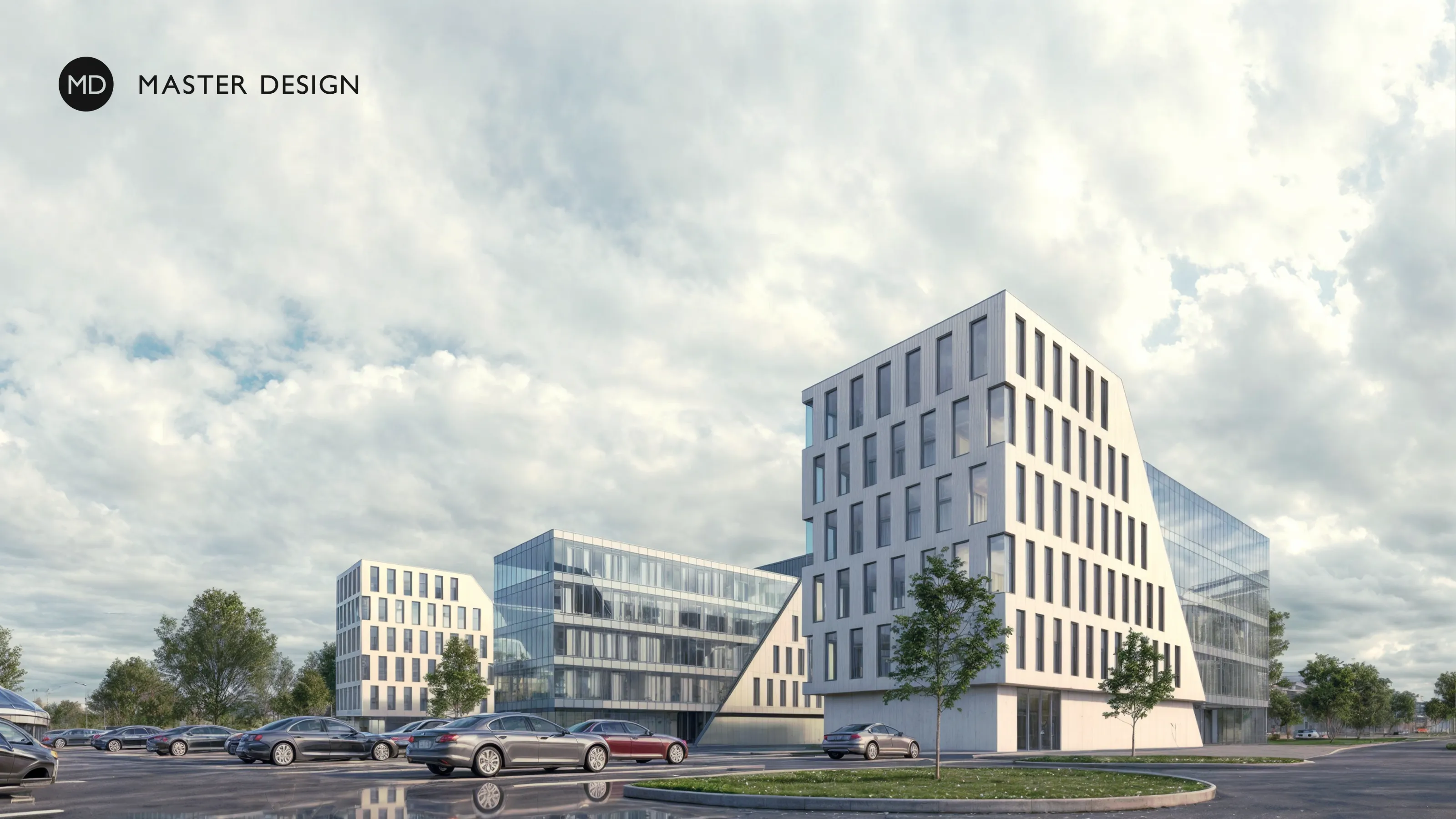 Kancelářské budovyOstrava Hrabová - vizualizace3
