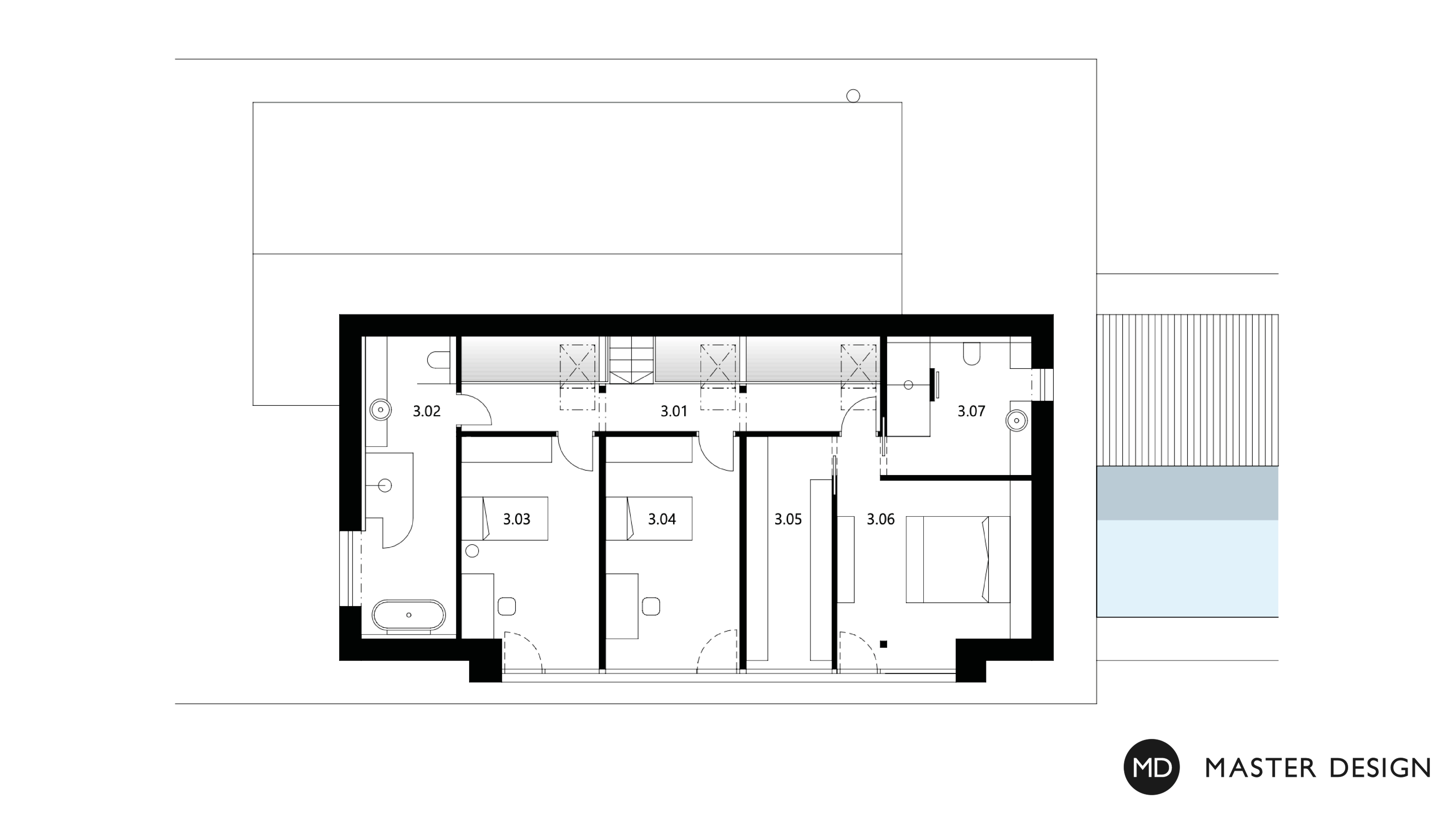Modern English villa with a scenic viewHradec nad Moravicí - visualisation5
