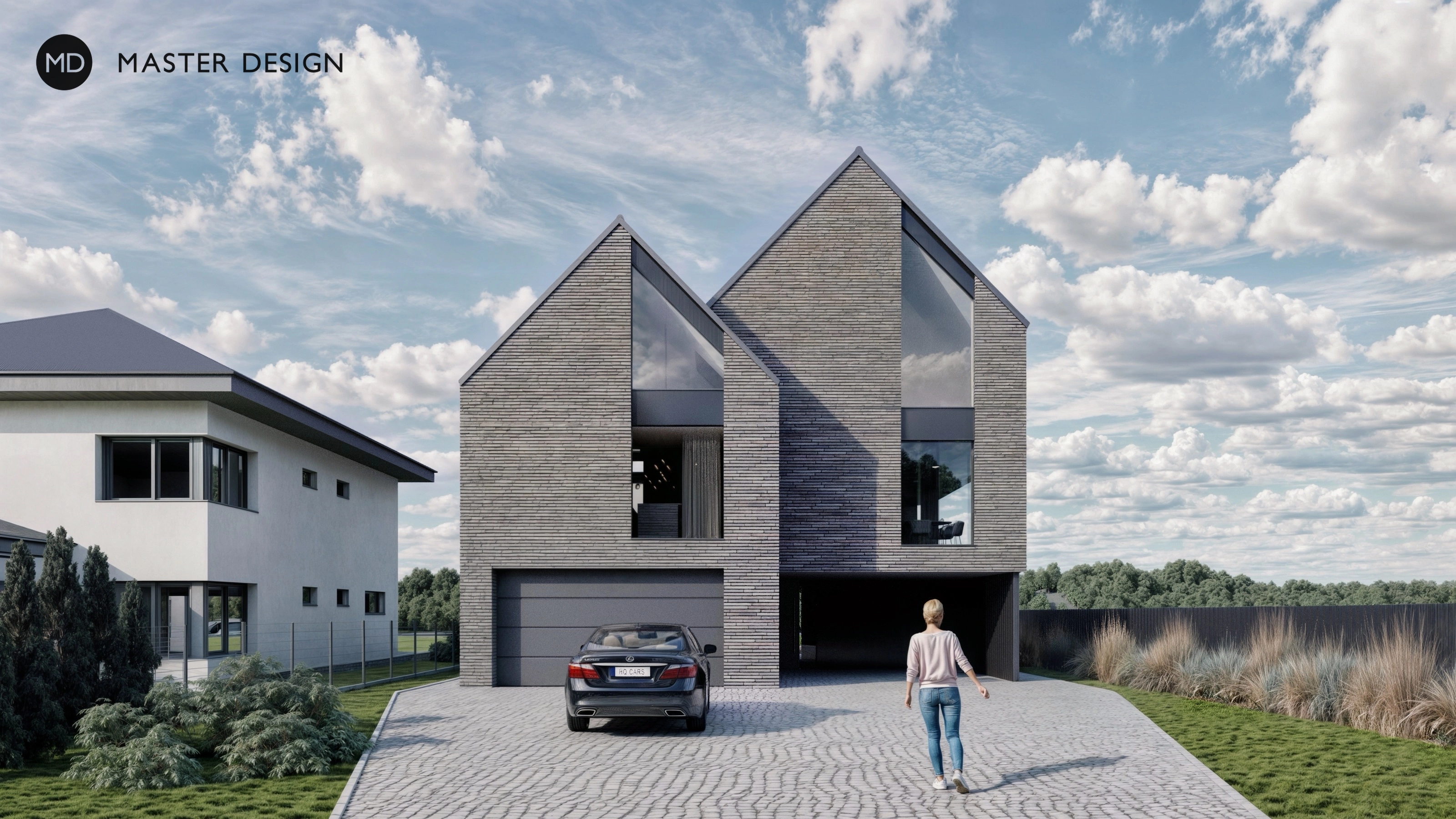 Modern English villa with a scenic viewHradec nad Moravicí - visualisation2