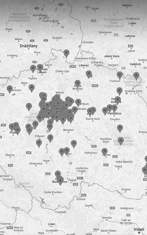 Mapa realizací - undefined - preview