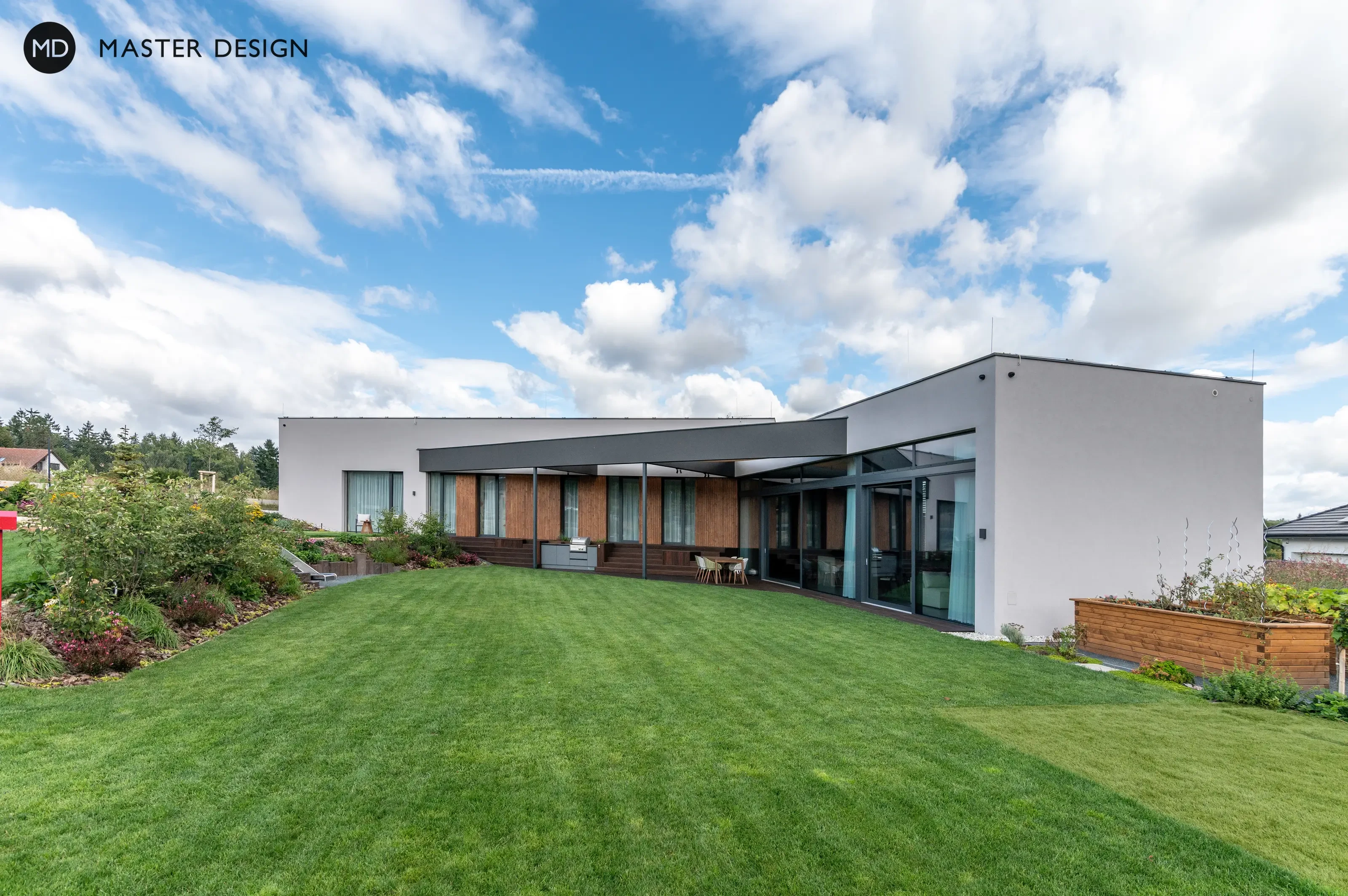 Luxusní bungalov ve tvaru hvězdyUnhošť - vizualizace2 Luxusní bungalov ve tvaru hvězdyUnhošť - vizualizace2