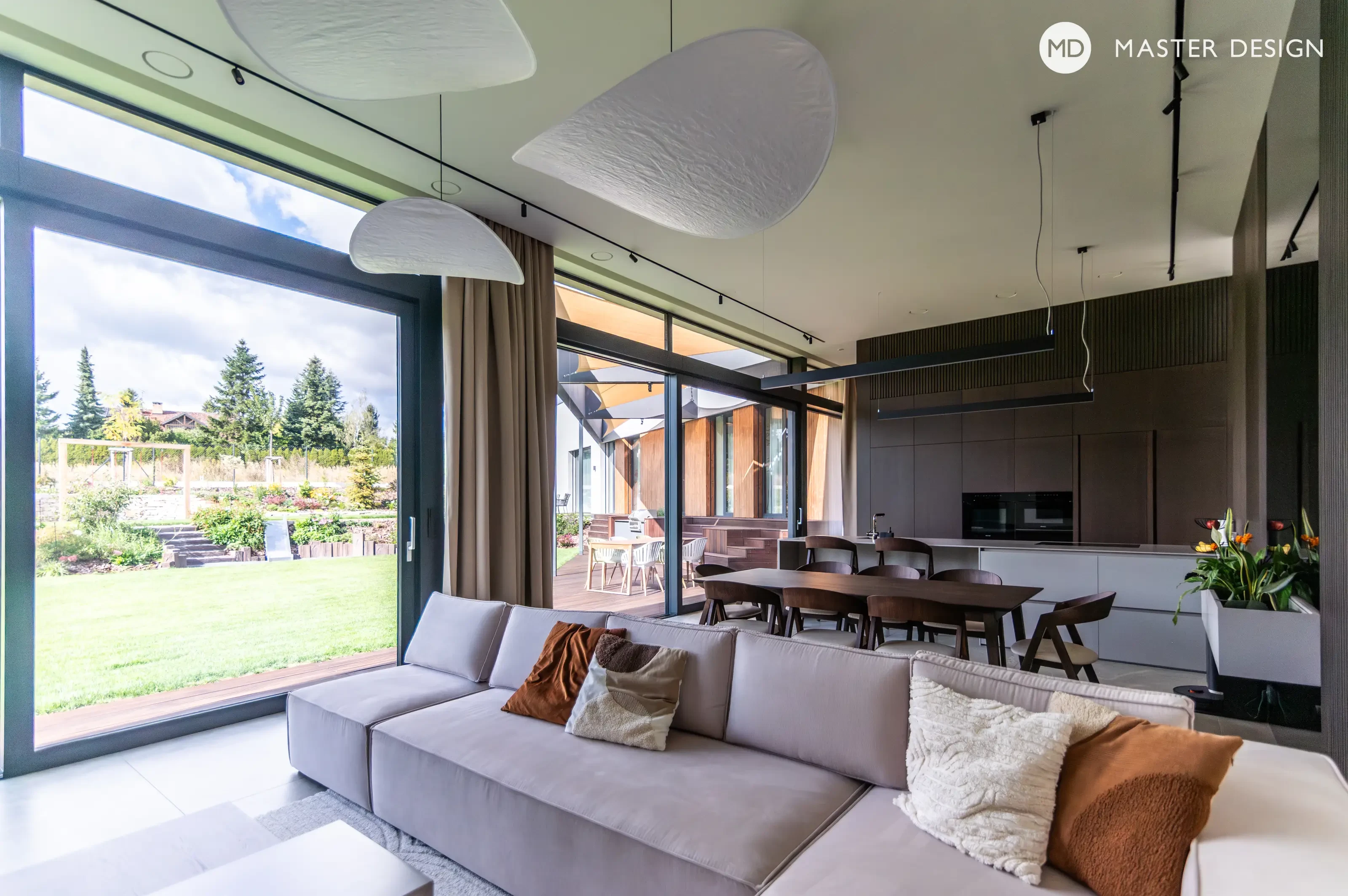 Interiér luxusního bungalovu ve tvaru hvězdyUnhošť - vizualizace5 Interiér luxusního bungalovu ve tvaru hvězdyUnhošť - vizualizace5