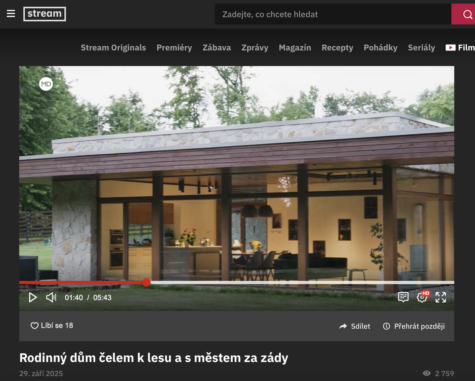 Děkujeme za pozvání do časopisu Home In Cube, představíme Vám naše dva rodinné domy.