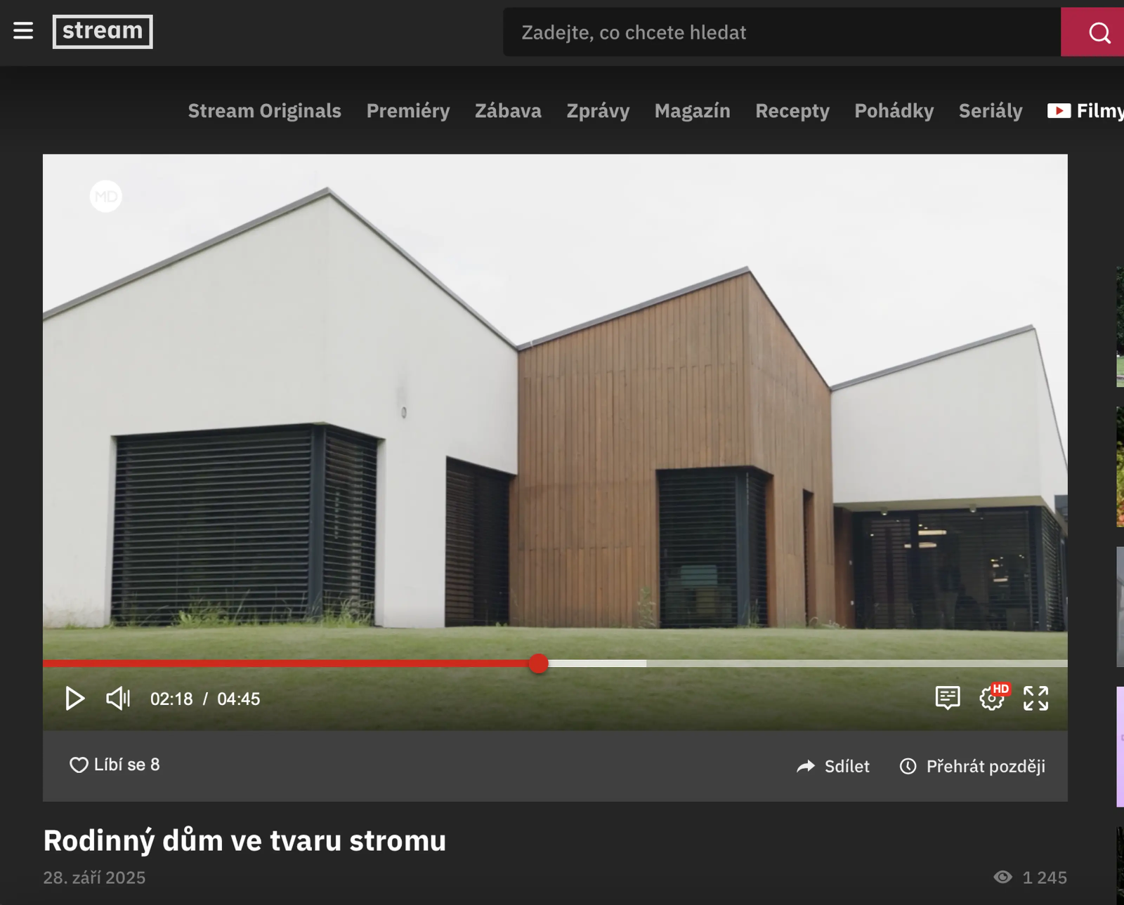 O našem bungalovu ve tvaru stromu v reportáži časopisu Home In Cube.