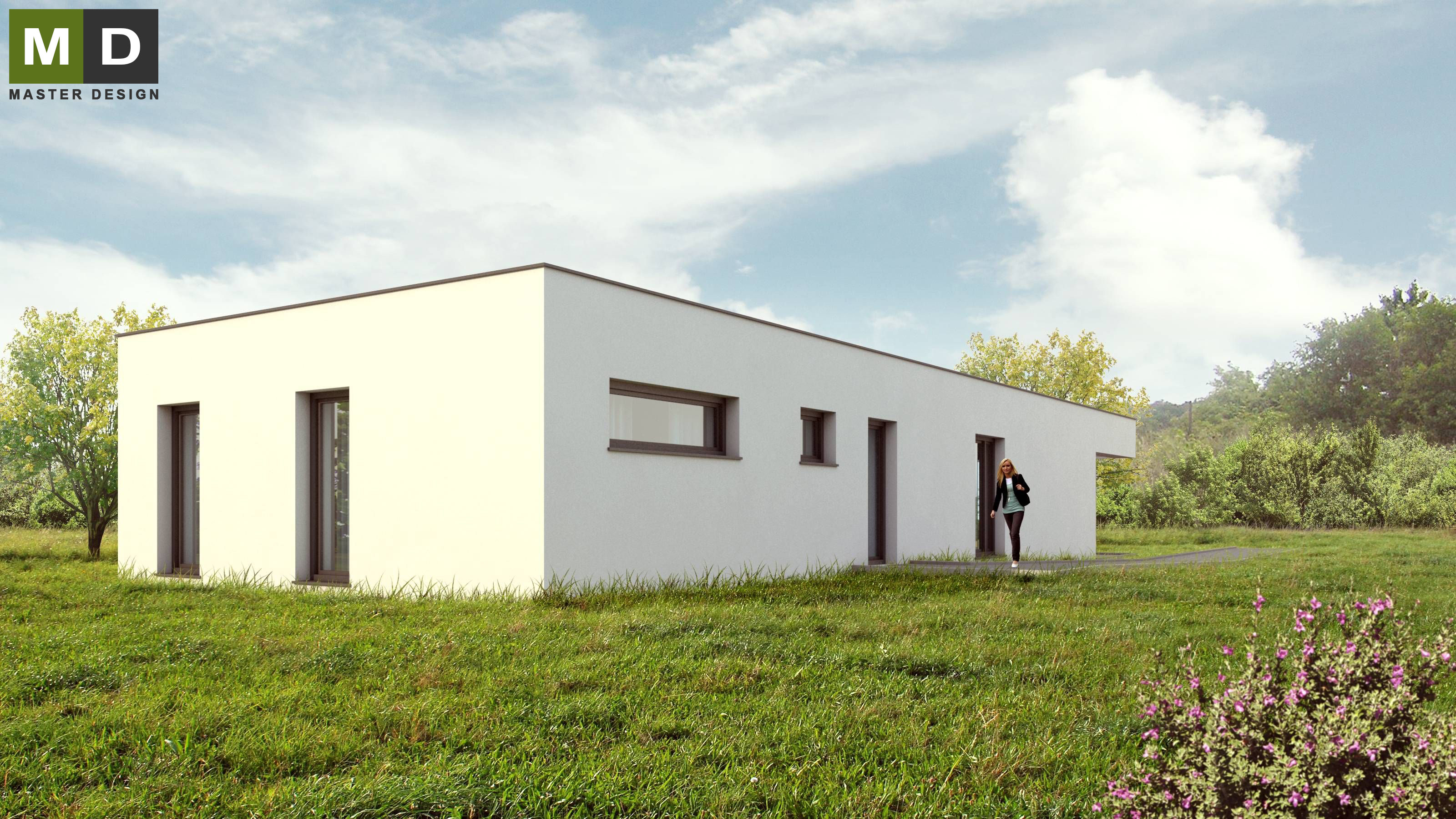 Malý nízkoenergetický bungalovOdolená Voda - vizualizace2