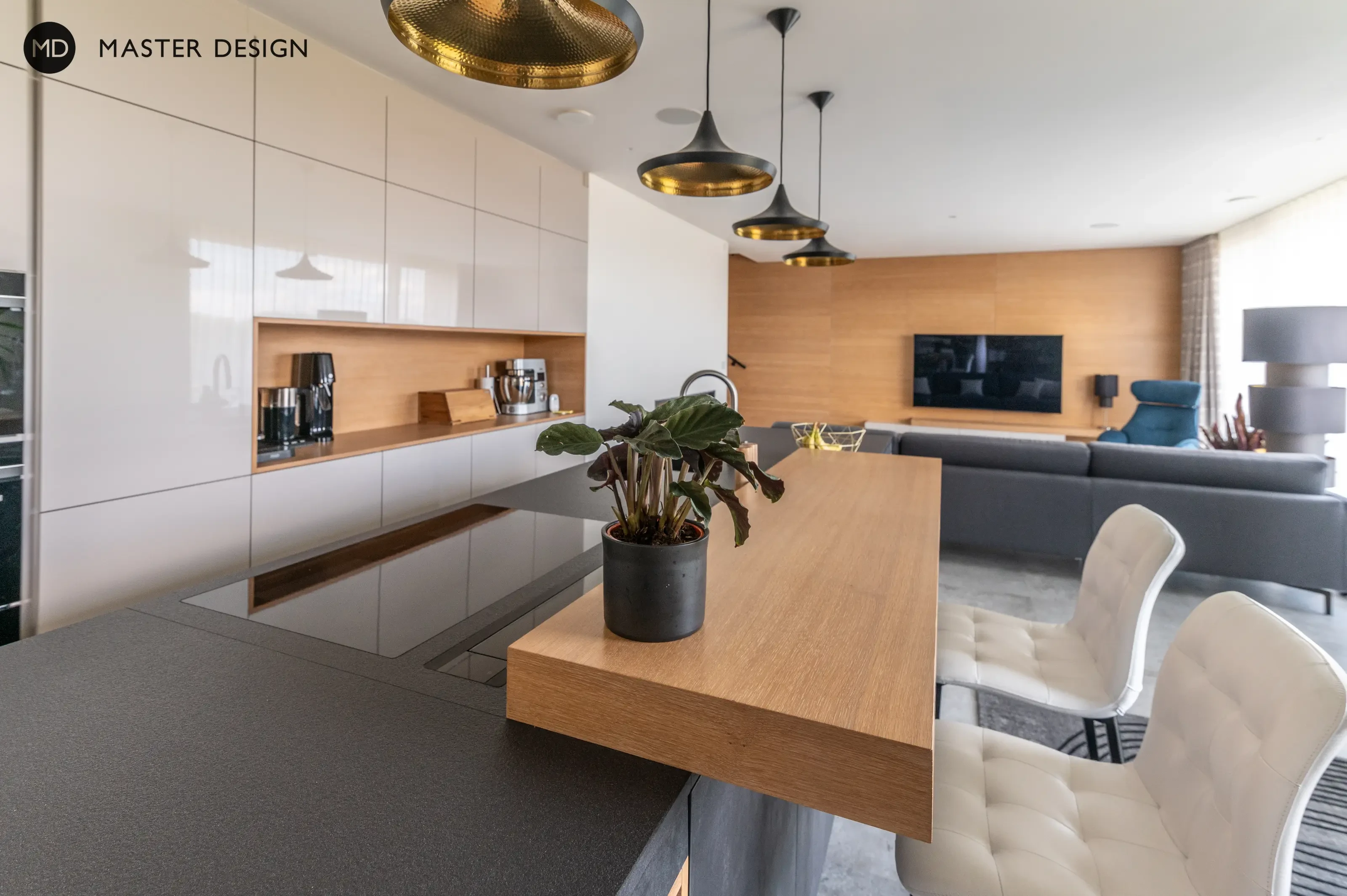 Interiér třípatrového domu s luxferovou stěnouPraha - vizualizace5 Interiér třípatrového domu s luxferovou stěnouPraha - vizualizace5