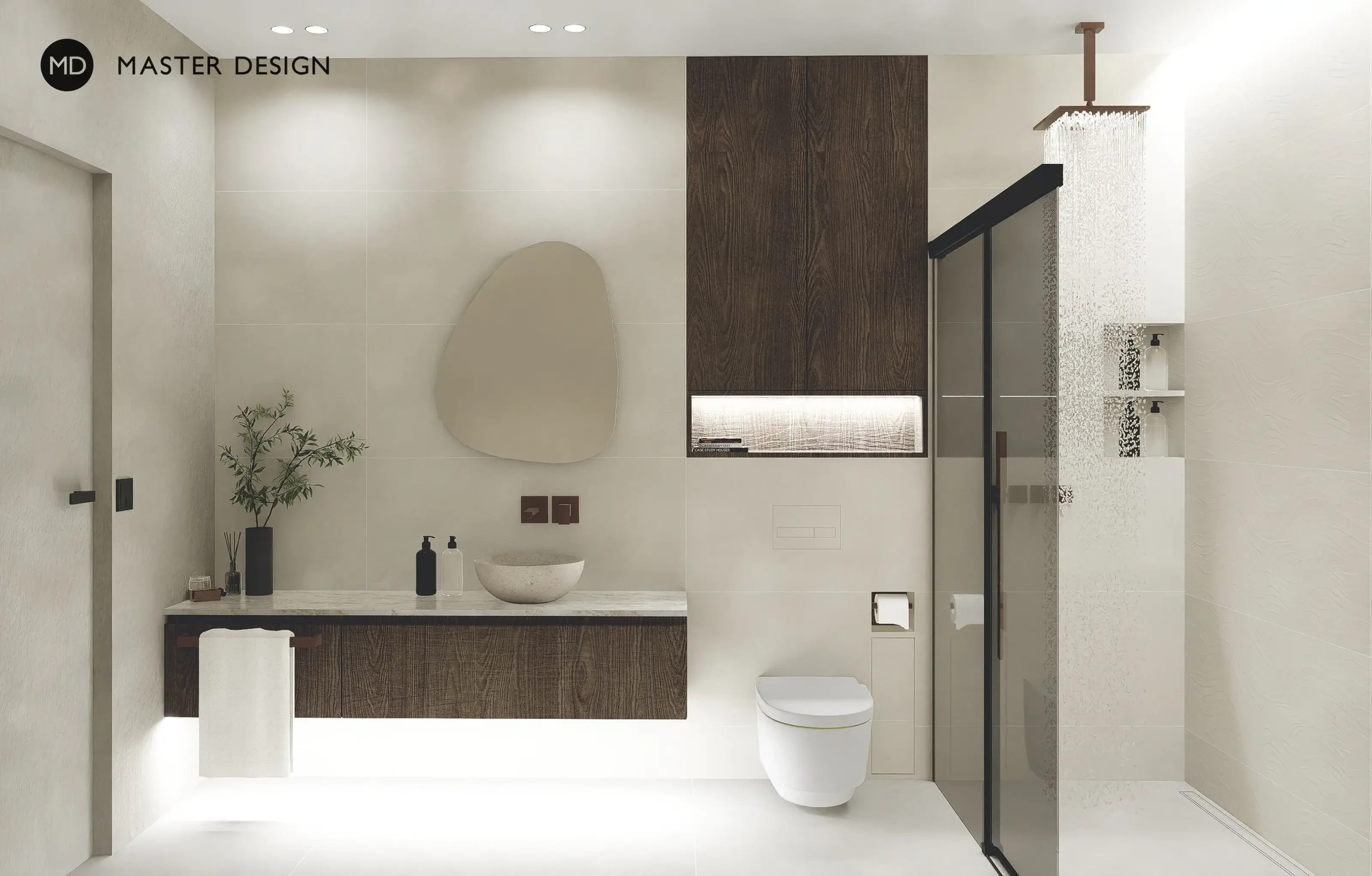 Interiér s velkým prosklením v minimalistickém duchuPraha - vizualizace10 Interiér s velkým prosklením v minimalistickém duchuPraha - vizualizace10