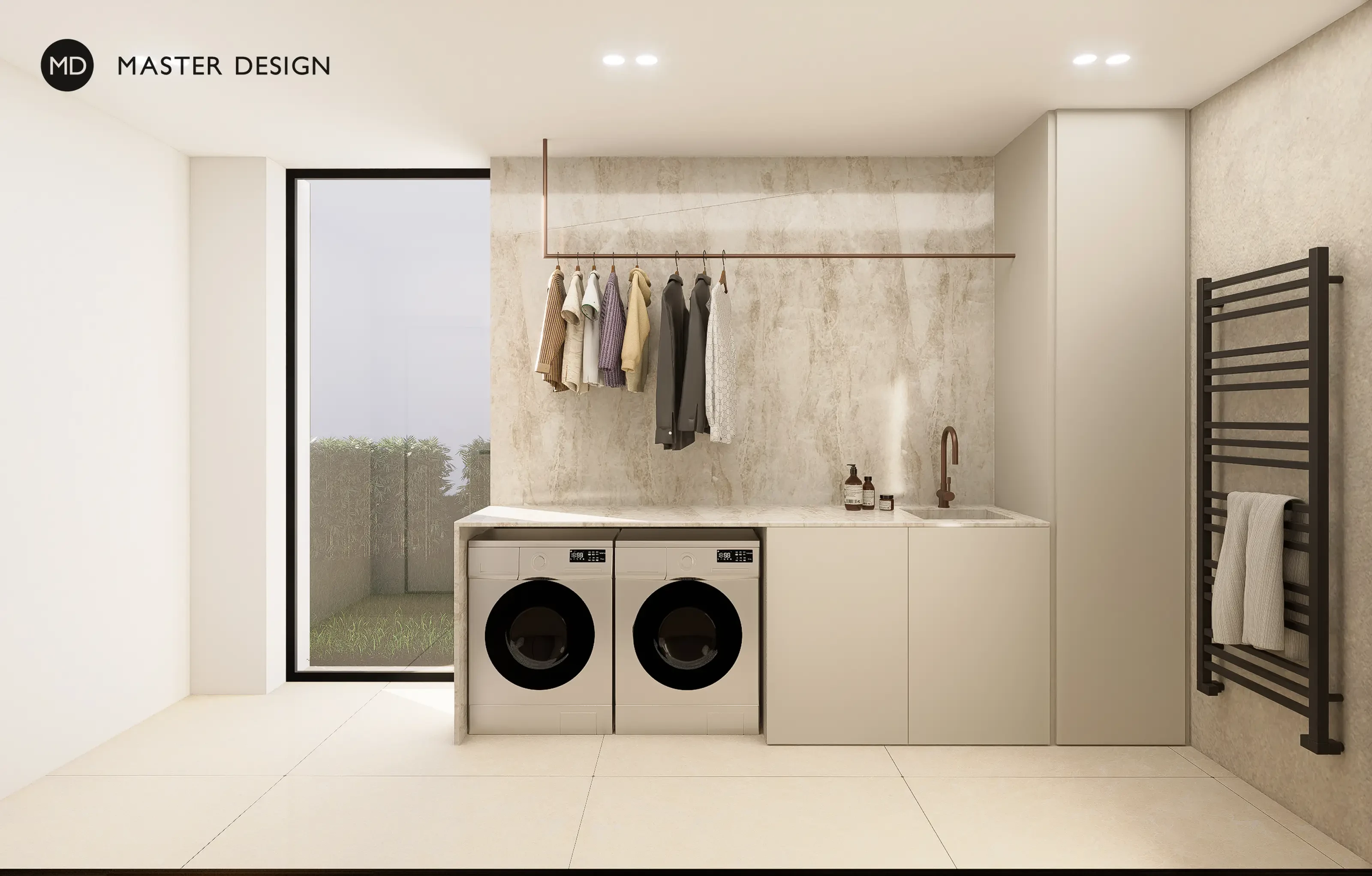 Interiér s velkým prosklením v minimalistickém duchuPraha - vizualizace14 Interiér s velkým prosklením v minimalistickém duchuPraha - vizualizace14