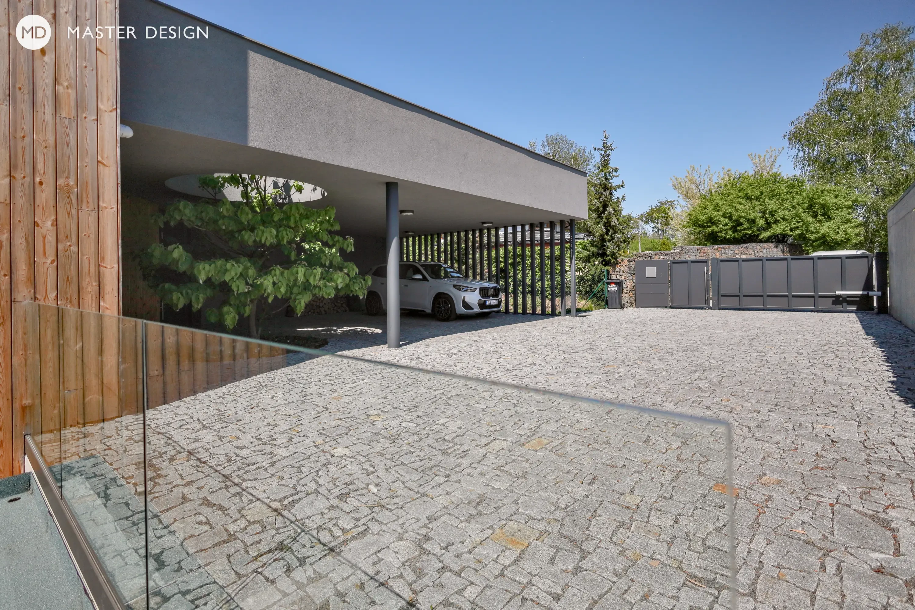 Luxusní obloukový dům s dřevěným obkladem - 1