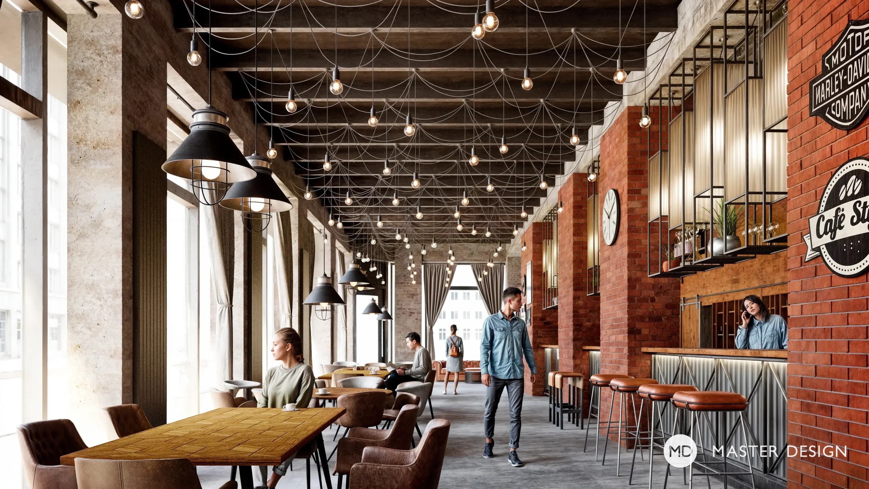 Industriální restauraceOstrava - vizualizace3
