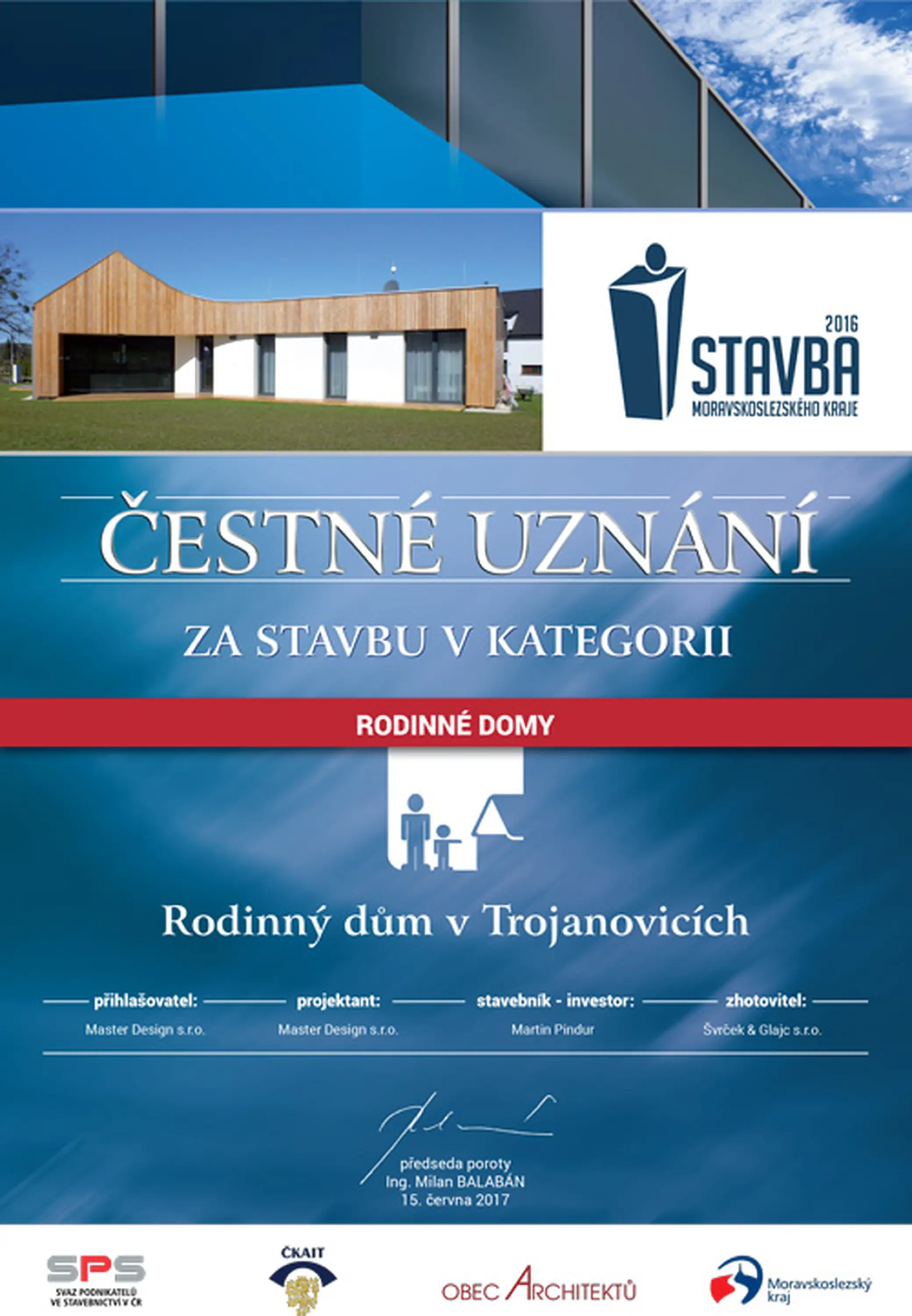 Stavba Moravskoslezského kraje 2016