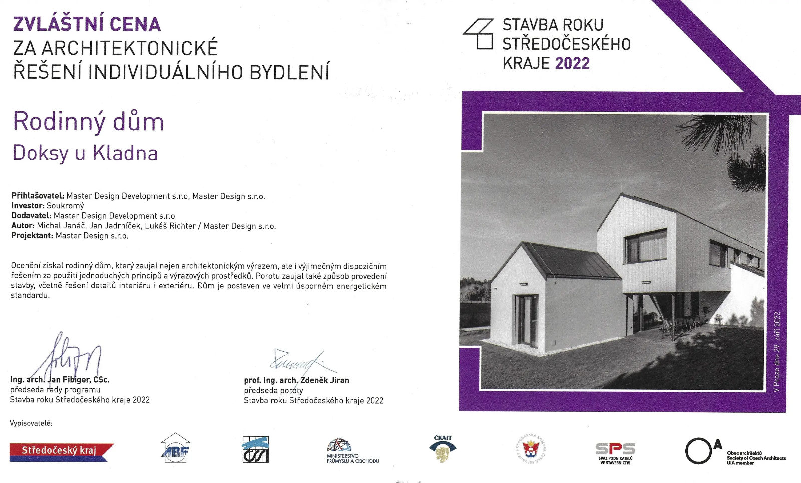 Stavba Středočeského kraje 2022