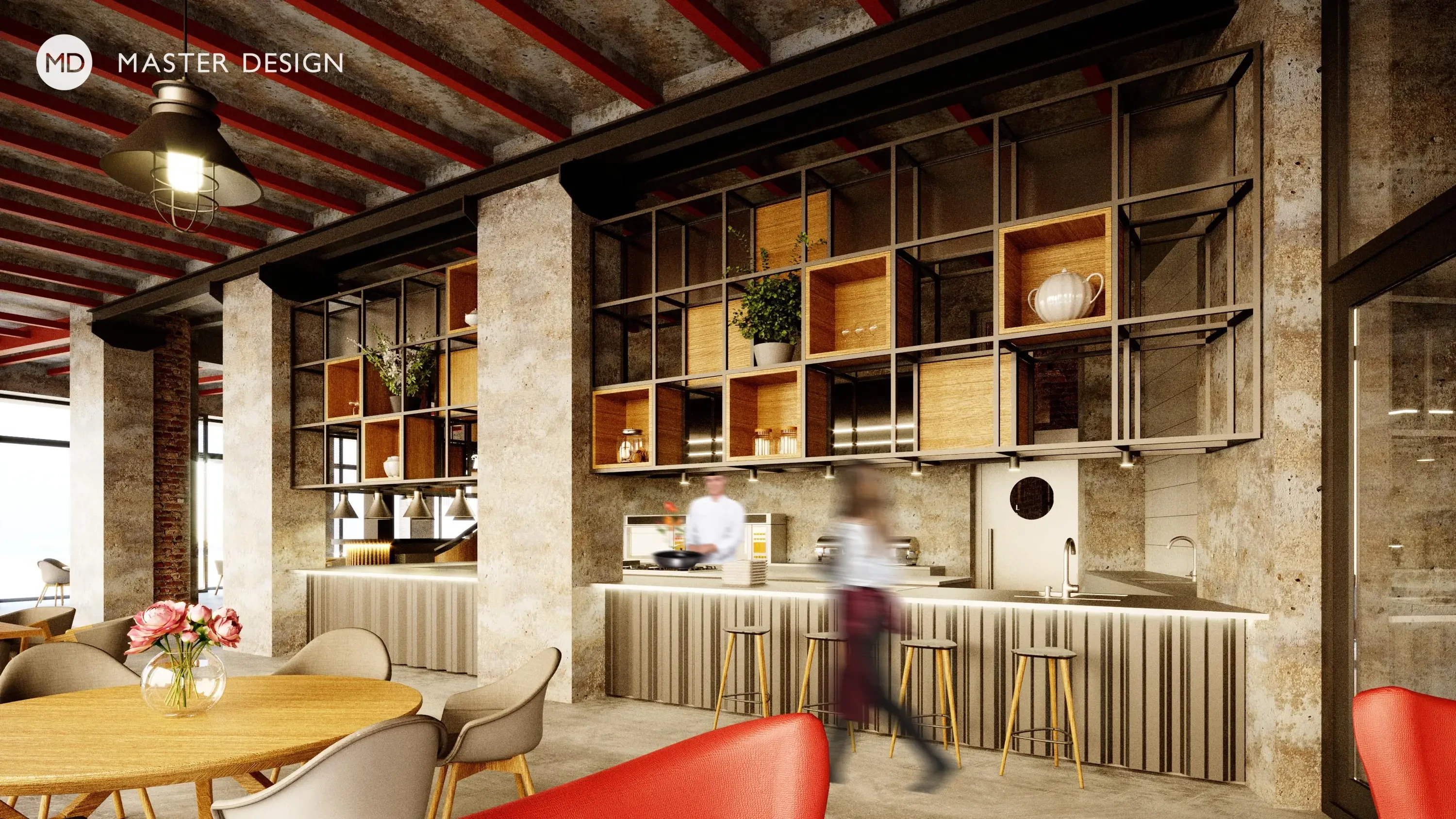 Industriální restauraceOstrava - vizualizace7