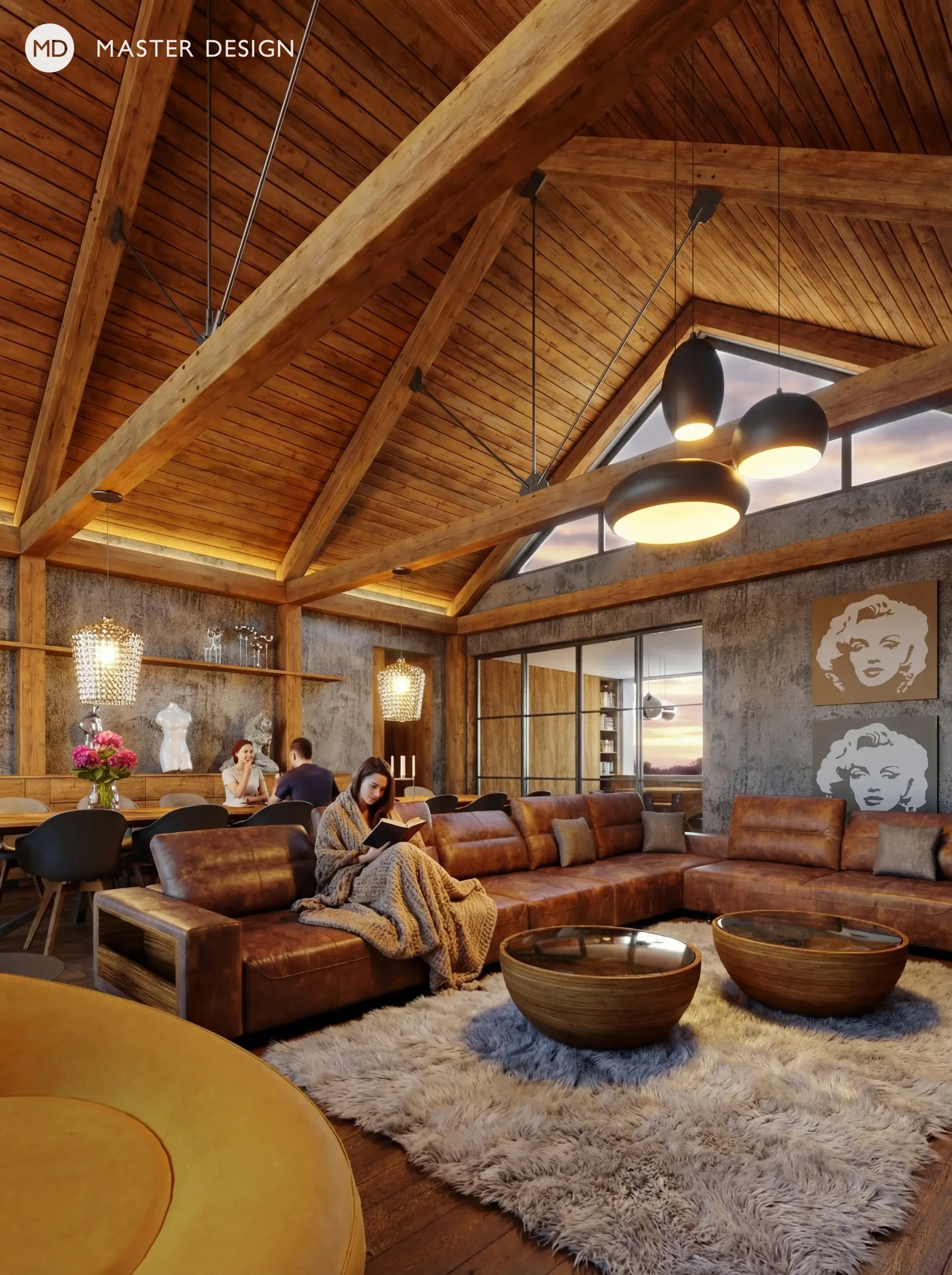 Luxury chalet in natureLouny - visualisation5 Luxury chalet in natureLouny - visualisation5