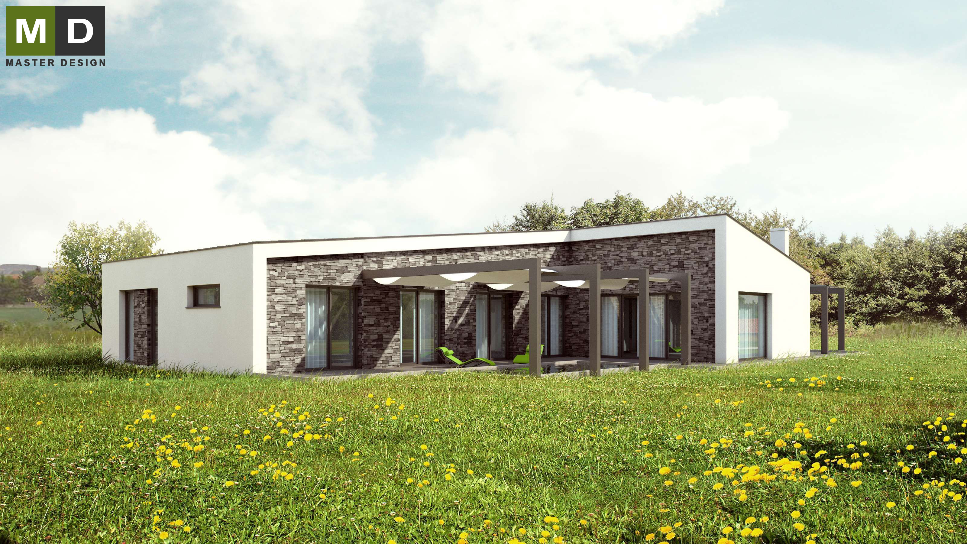 Přízemní bungalov s garáží - Červený Újezd - preview
