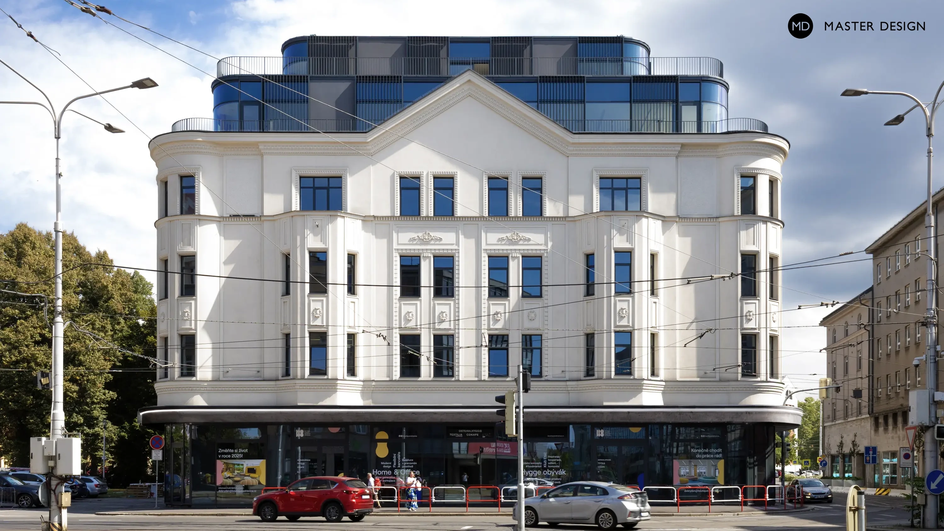 Rekonstrukce a nadstavba historické budovy Ostravica Textilia - Ostrava - preview