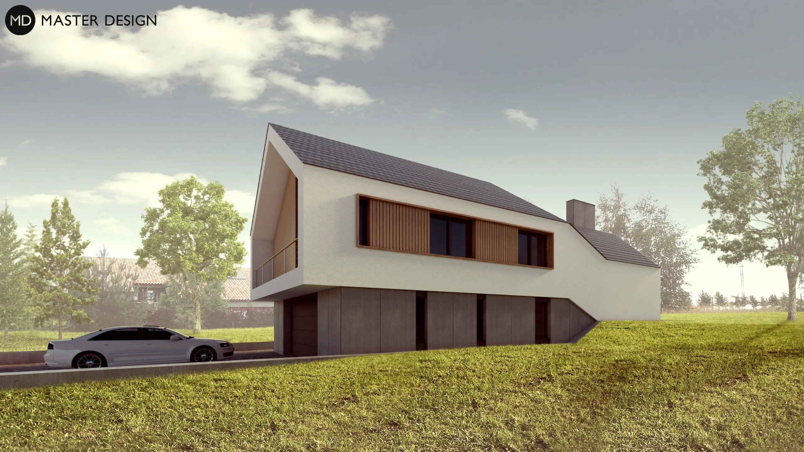 Family houseBraškov u Kladna - visualisation4 Family houseBraškov u Kladna - visualisation4