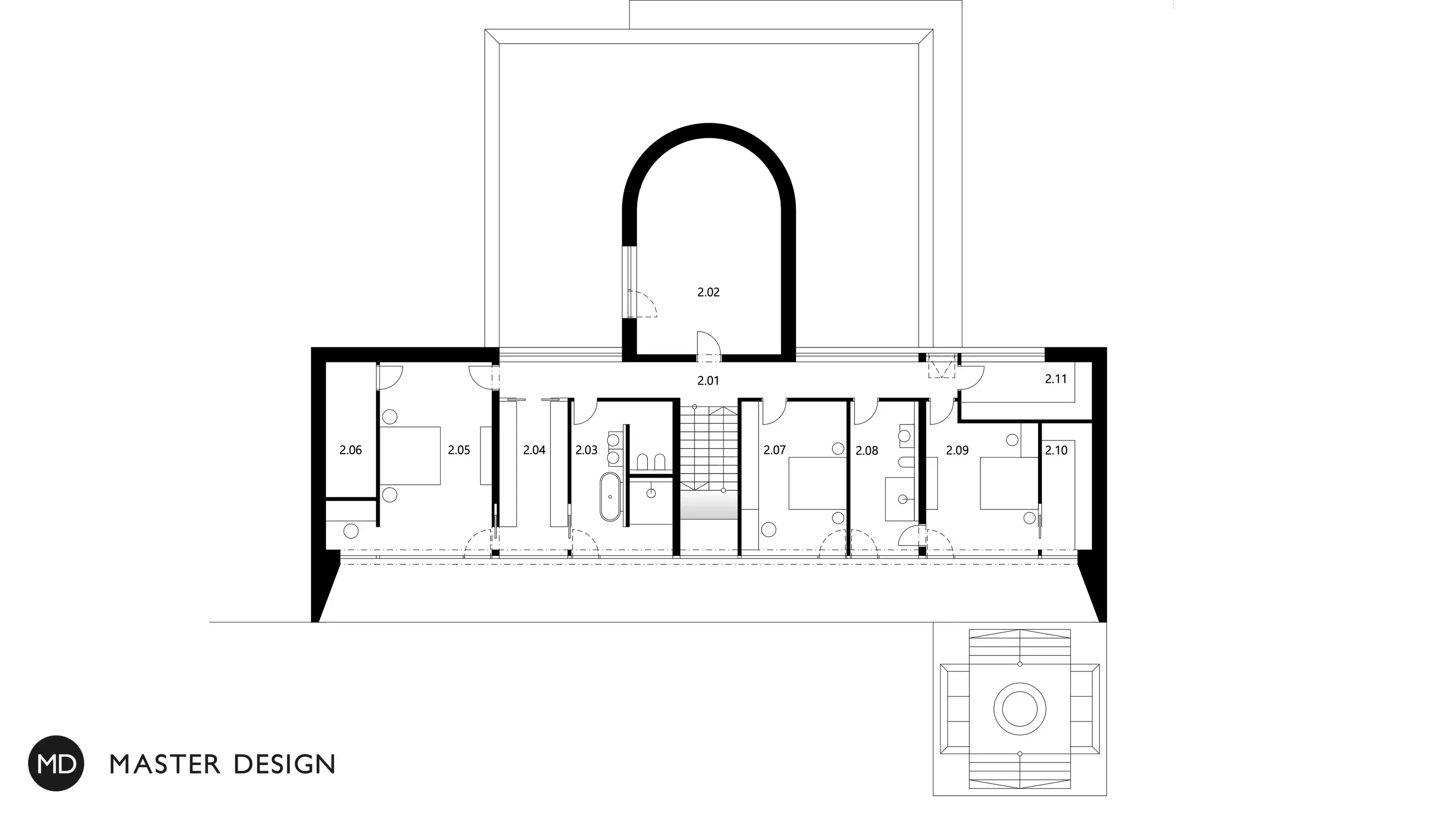 Minimalist family house with large glazing in exposed concreteKlimkovice - visualisation7 Minimalist family house with large glazing in exposed concreteKlimkovice - visualisation7