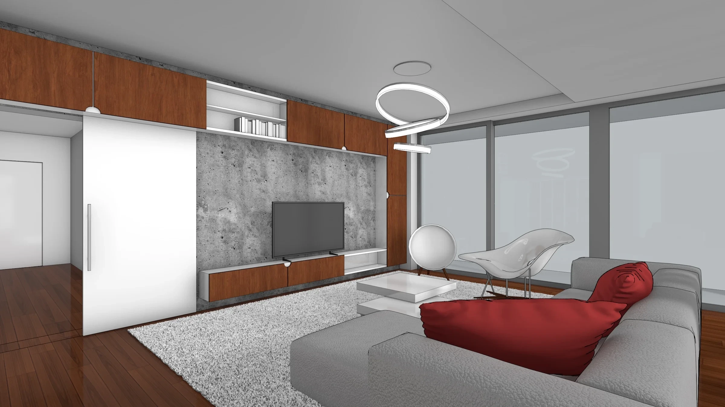 Family house interiorPraha Hořovice - visualisation5 Family house interiorPraha Hořovice - visualisation5