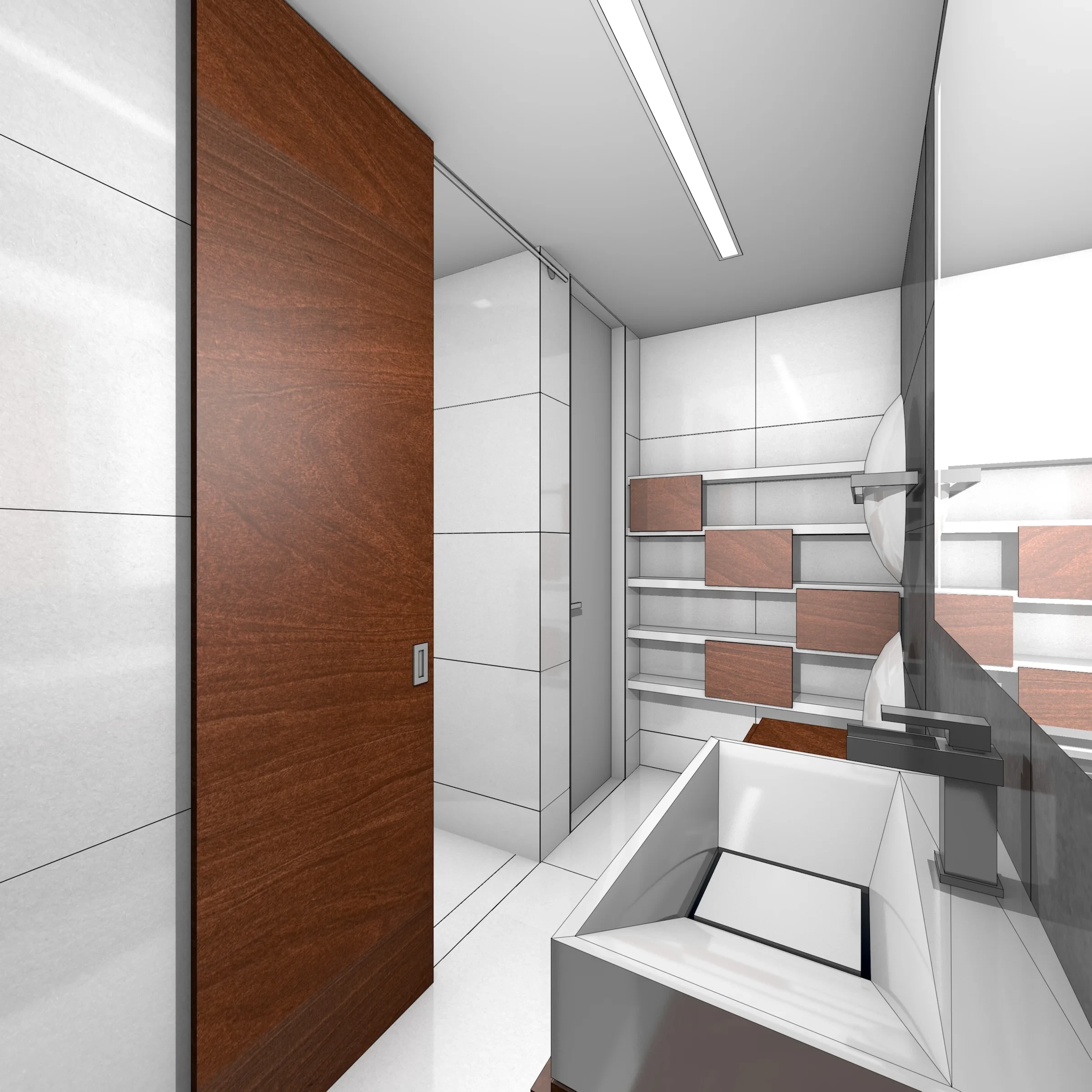 Family house interiorPraha Hořovice - visualisation9 Family house interiorPraha Hořovice - visualisation9
