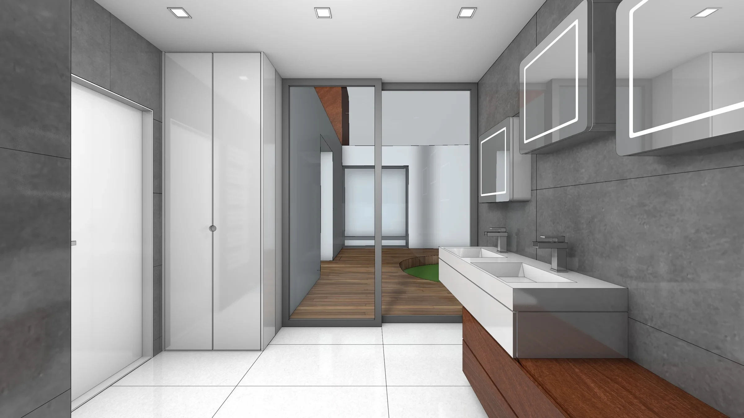 Family house interiorPraha Hořovice - visualisation11 Family house interiorPraha Hořovice - visualisation11