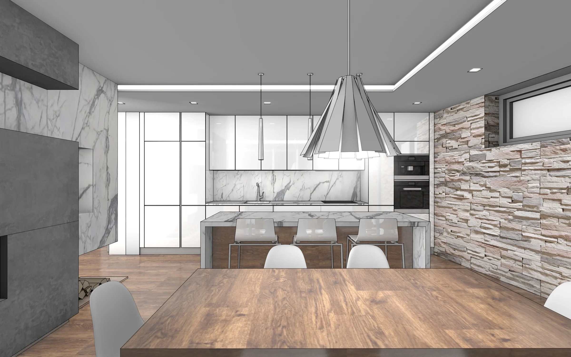Family houseTovéř u Olomouce - visualisation10