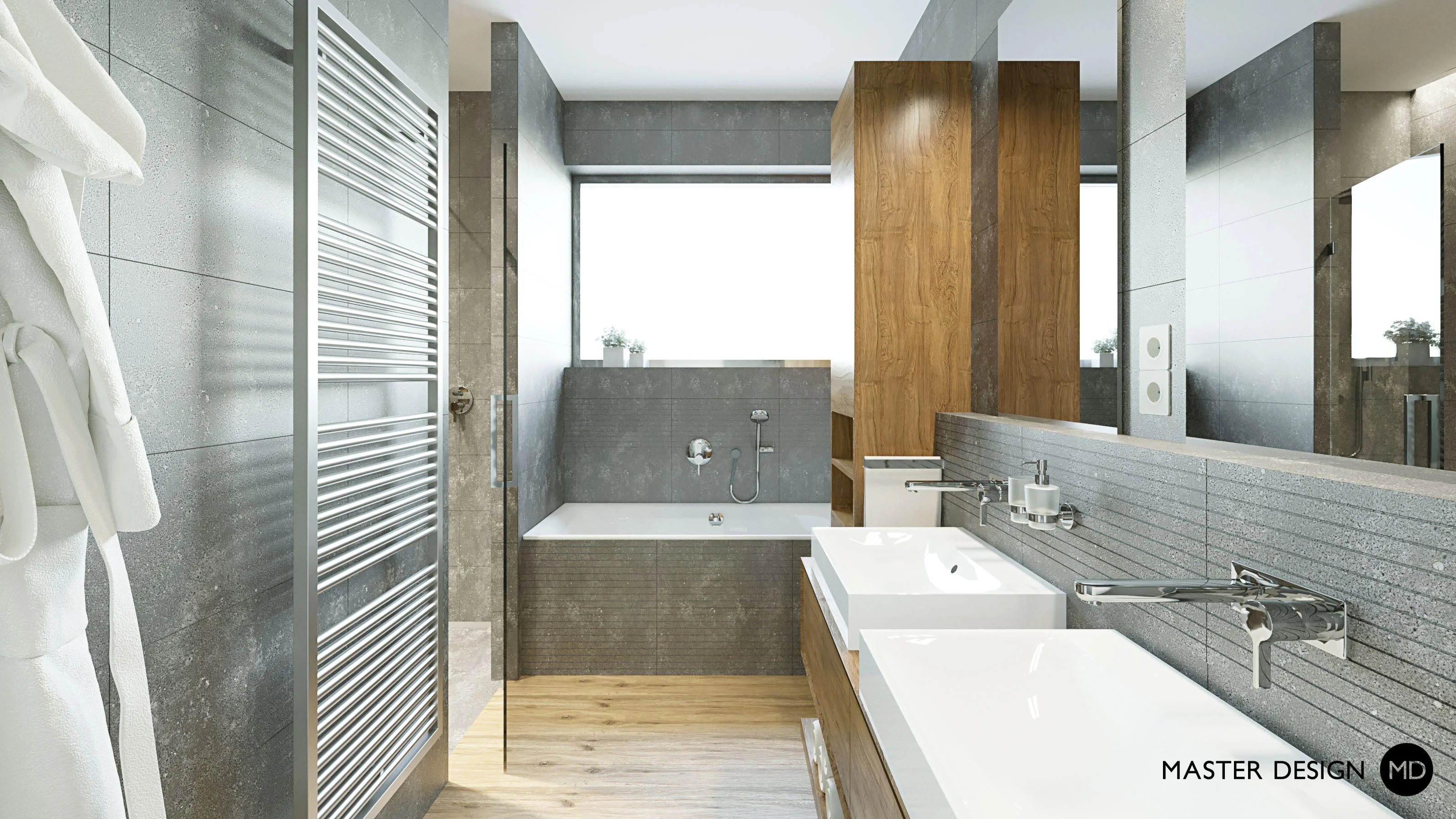 Family house interiorDoksy u Kladna - visualisation2