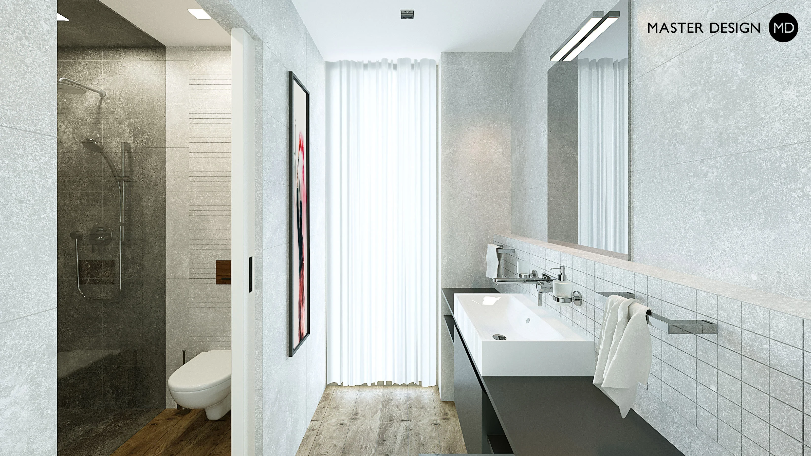 Family house interiorDoksy u Kladna - visualisation3