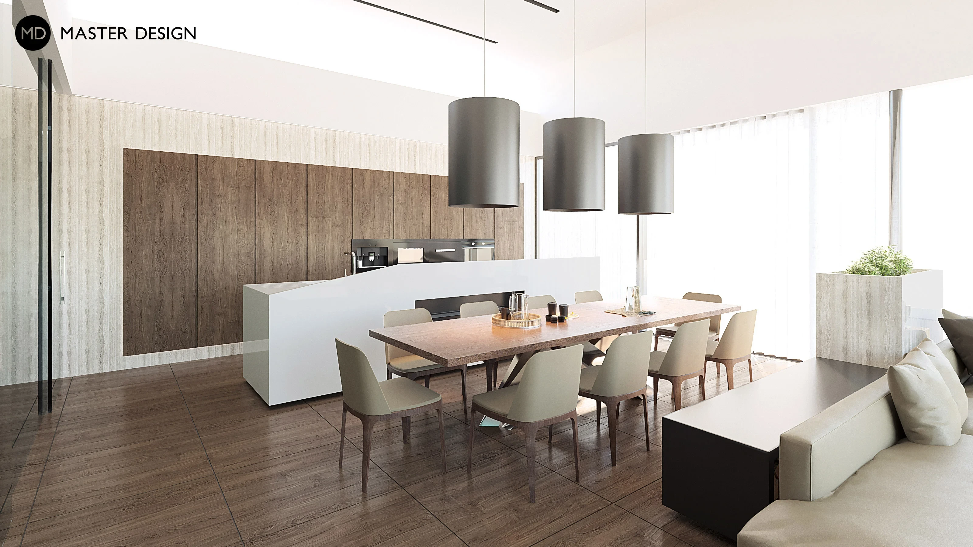 Family house interiorŠternberk - visualisation2 Family house interiorŠternberk - visualisation2
