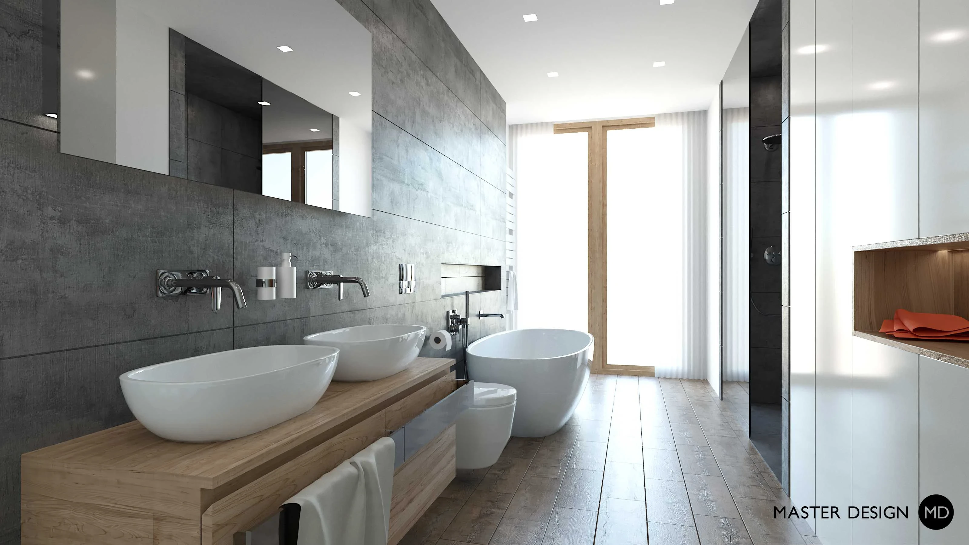 Family house interiorPraha Slivenec - visualisation2