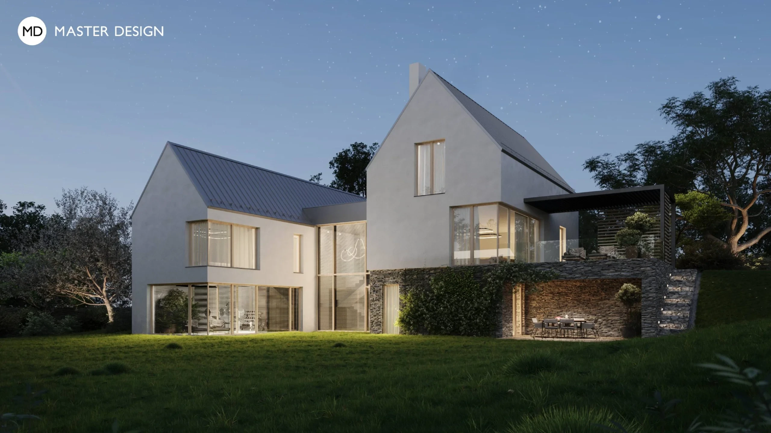 Villa above the VineyardRakovník - visualisation2 Villa above the VineyardRakovník - visualisation2