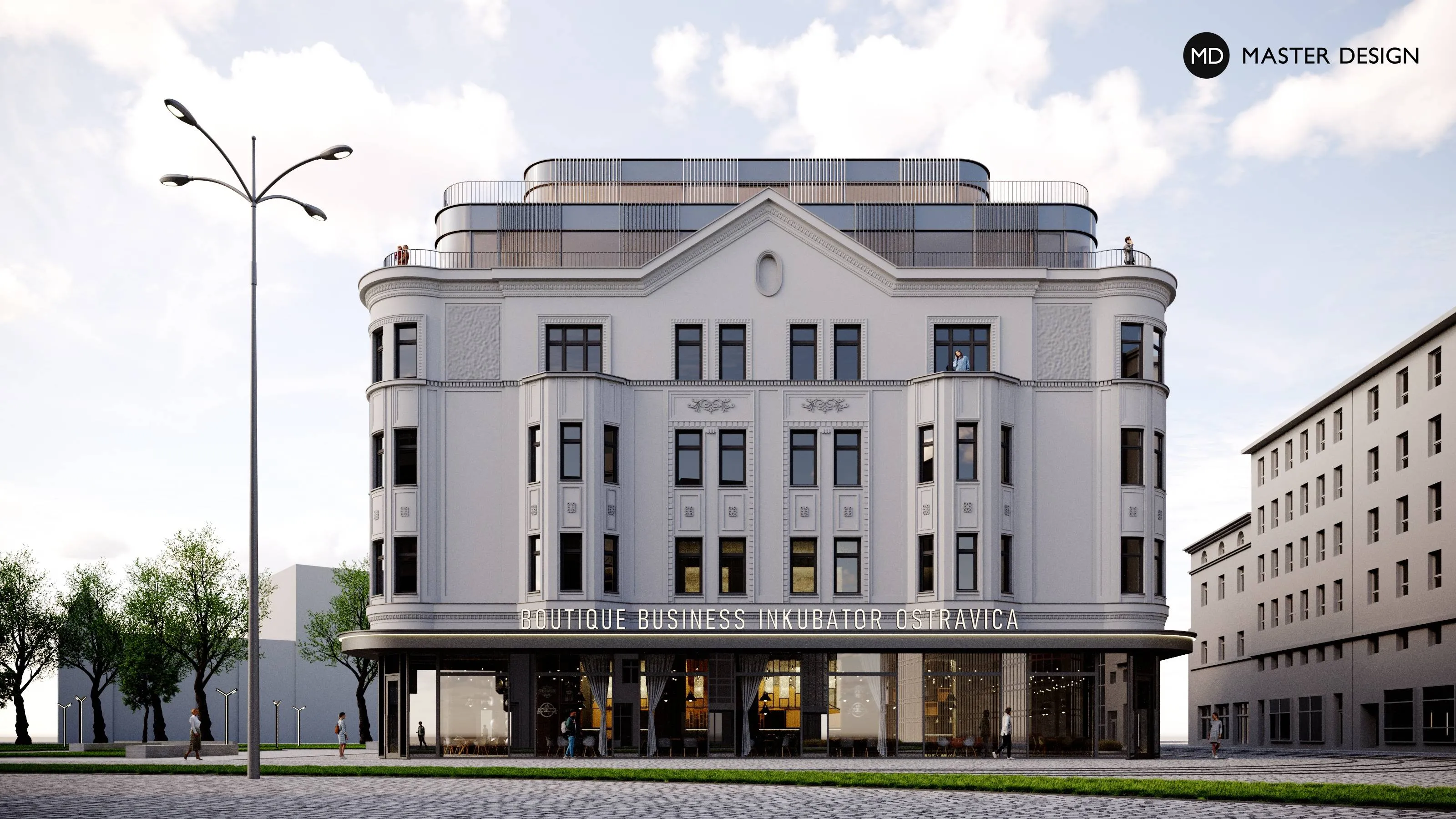Rekonstrukce a nástavba obchodního domu Ostravica - Ostrava