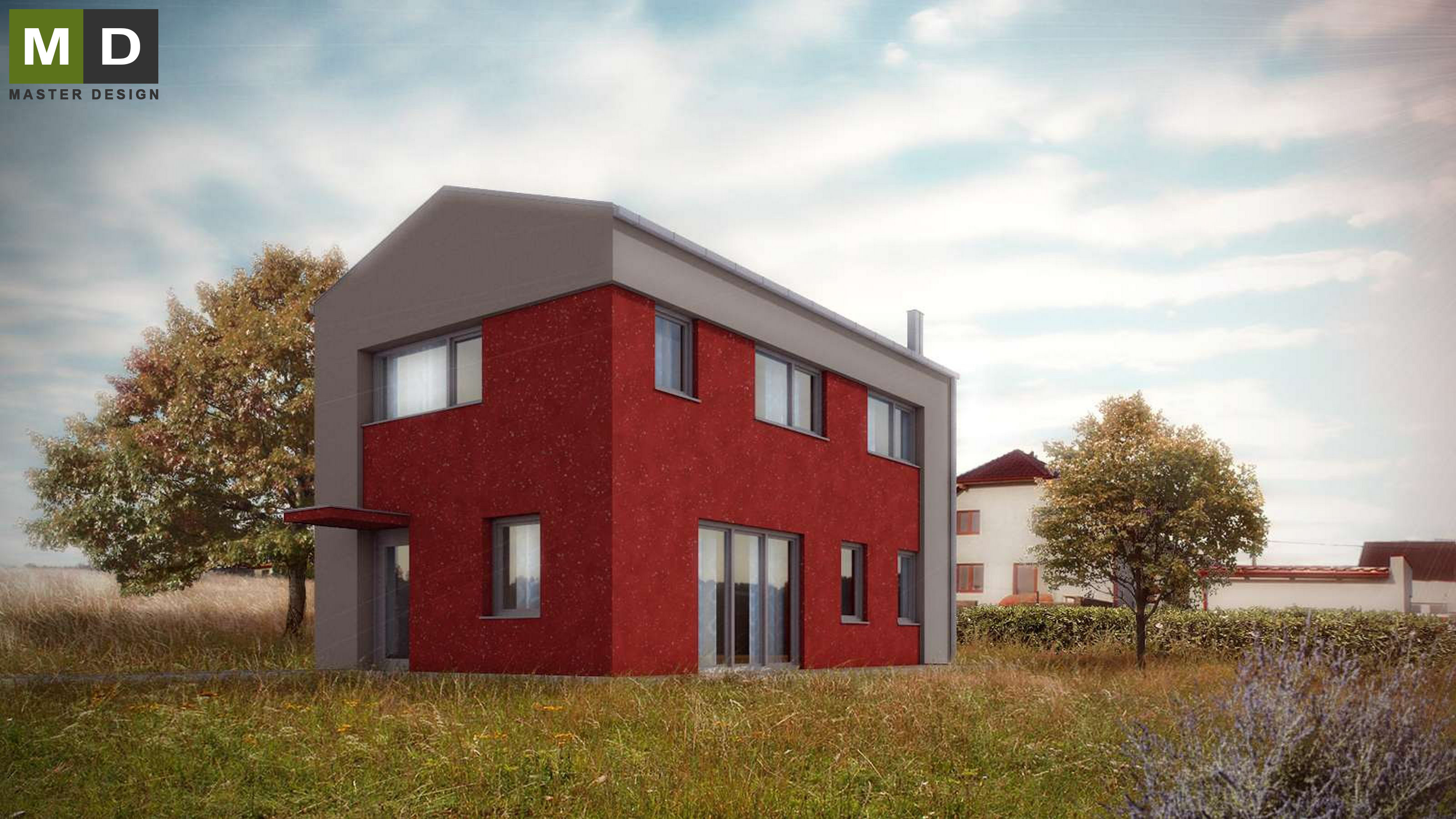 Malý energeticky úsporný dům s podkrovím - Lhotka u Ostravy - hlavní vizualizace Malý energeticky úsporný dům s podkrovím - Lhotka u Ostravy - hlavní vizualizace