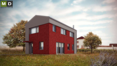 Malý energeticky úsporný dům s podkrovím - Lhotka u Ostravy - hlavní vizualizace