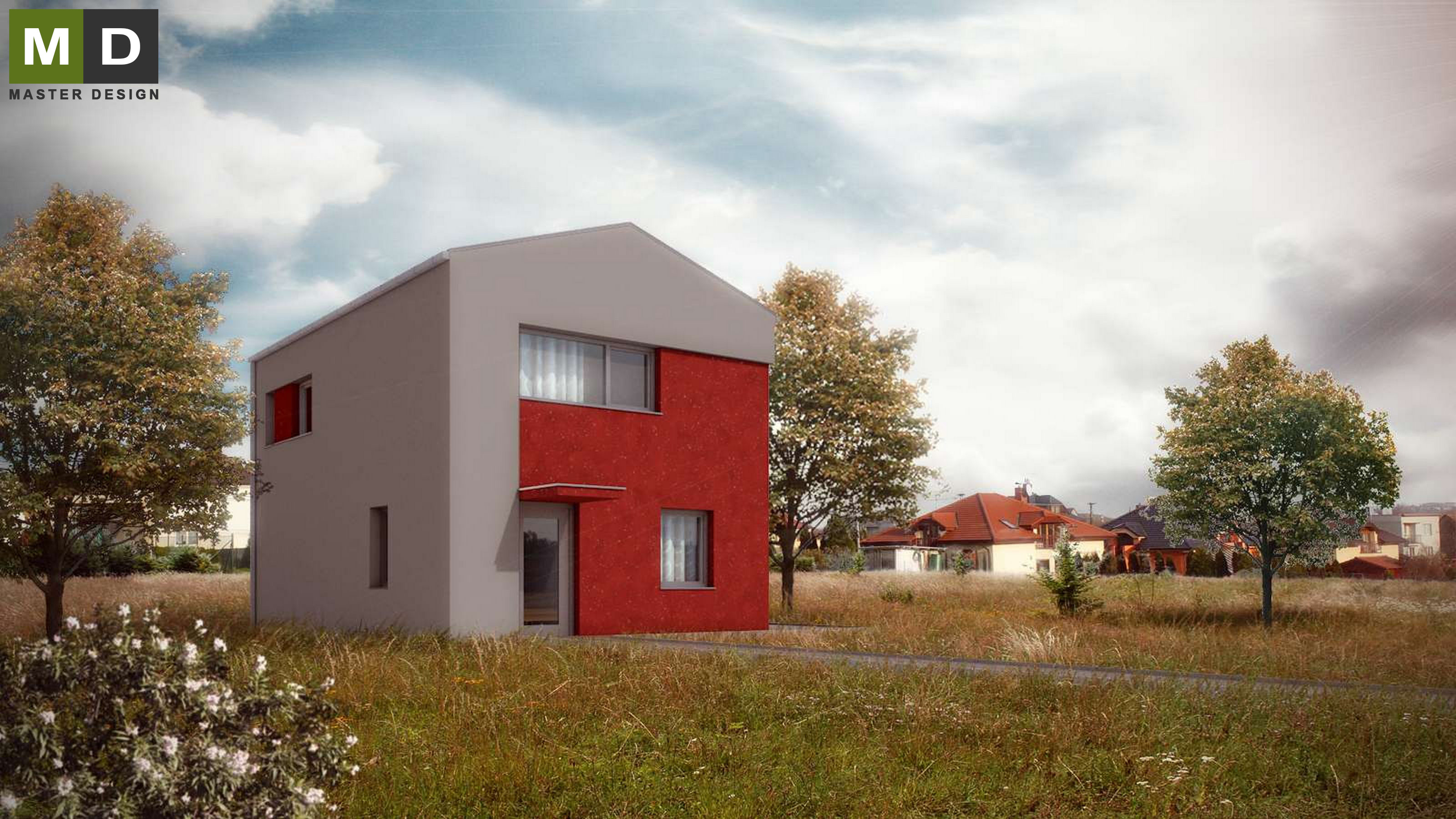 Malý energeticky úsporný dům s podkrovímLhotka u Ostravy - vizualizace2 Malý energeticky úsporný dům s podkrovímLhotka u Ostravy - vizualizace2