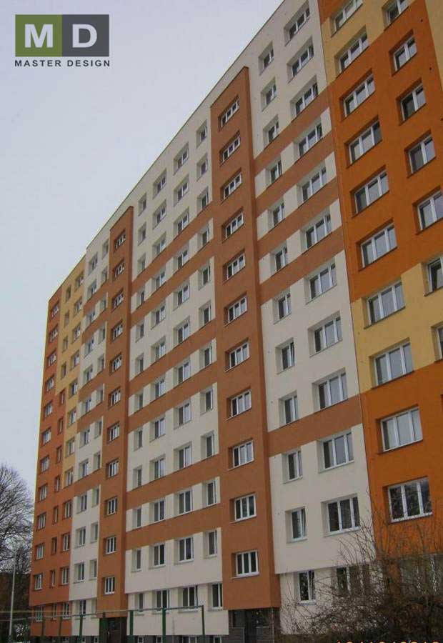 Zateplení panelového domuOstrava - vizualizace2 Zateplení panelového domuOstrava - vizualizace2