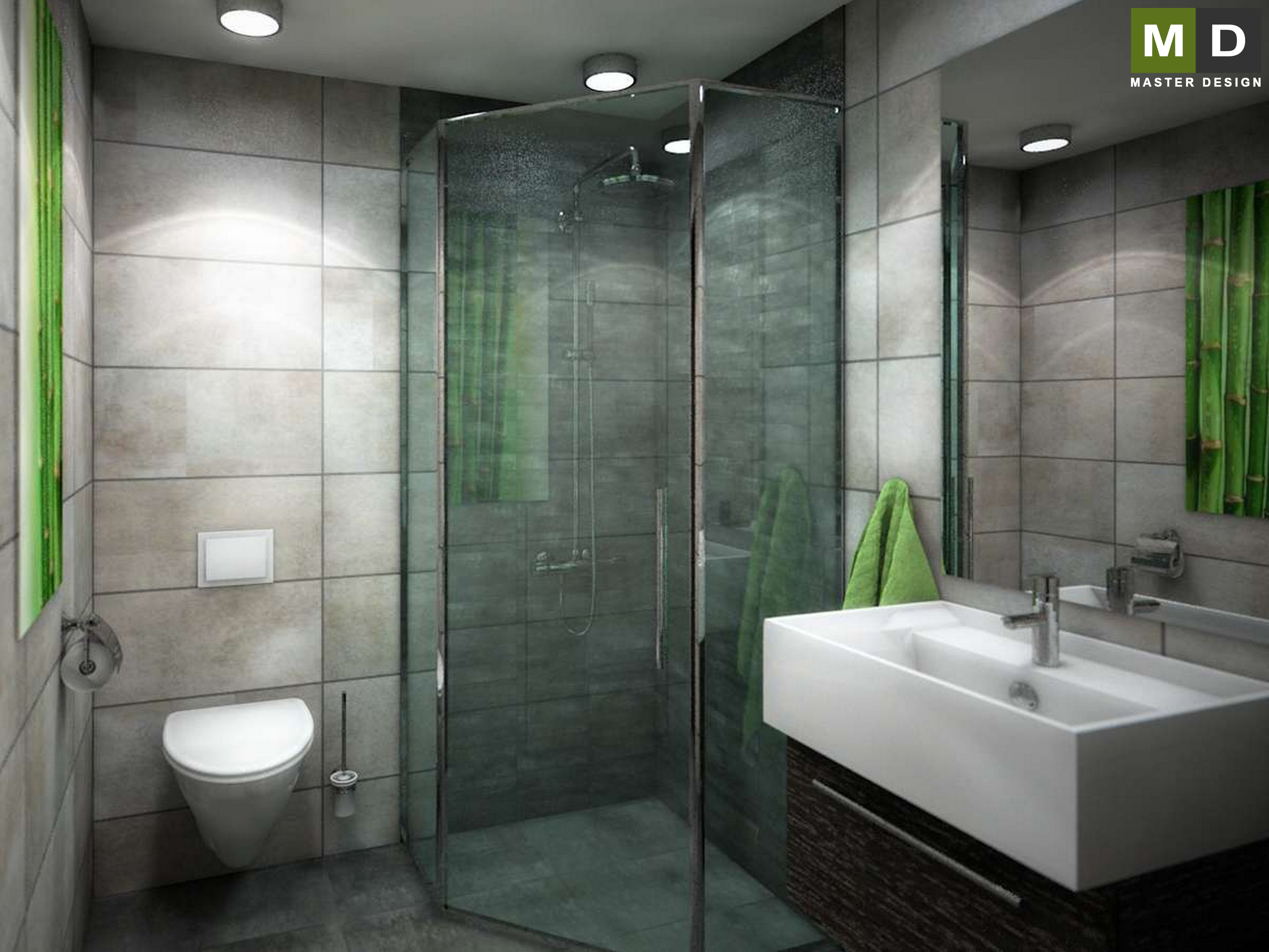 Bath interiors for family homePstruží - visualisation4