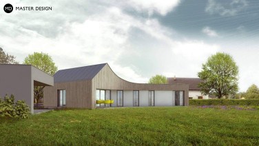 Low-cost bungalow with wood paneling - Trojanovice u Radhoště - main visualisation