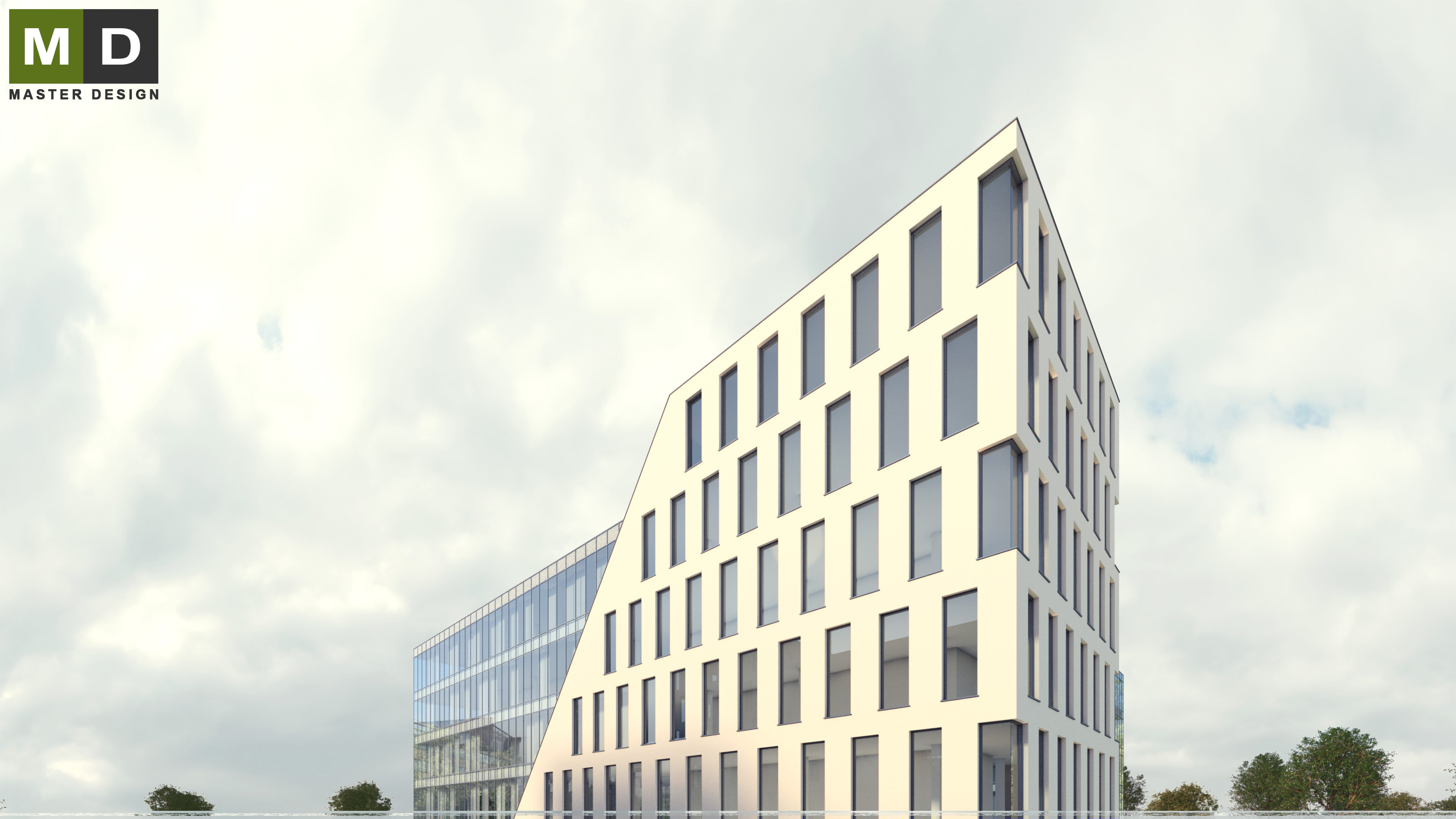 Vizualizace 2 - Kancelářské budovy - Ostrava Hrabová
