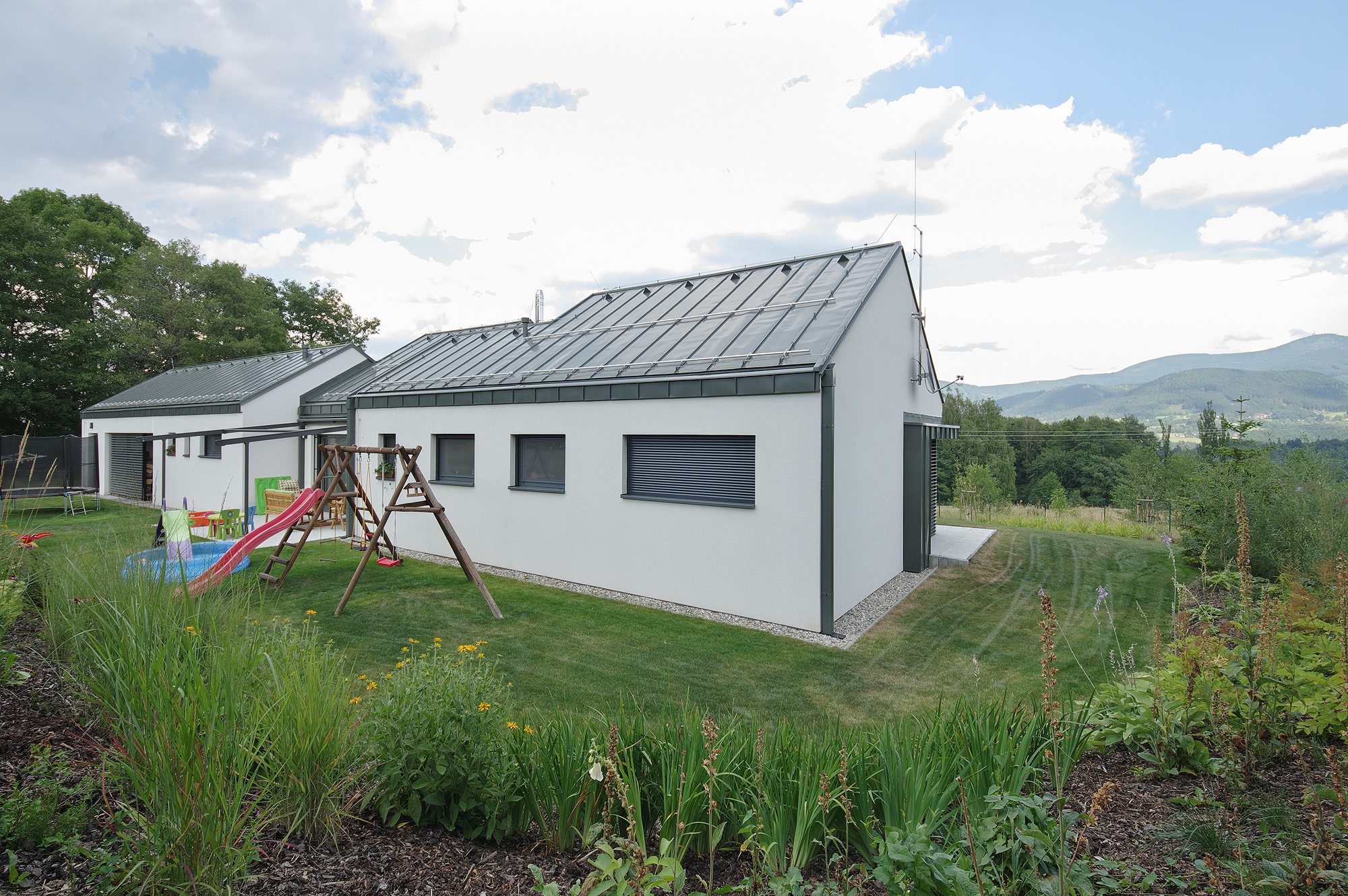 Vizualizace 10 - Realizace - Moderní bungalov v horách Pstruží
