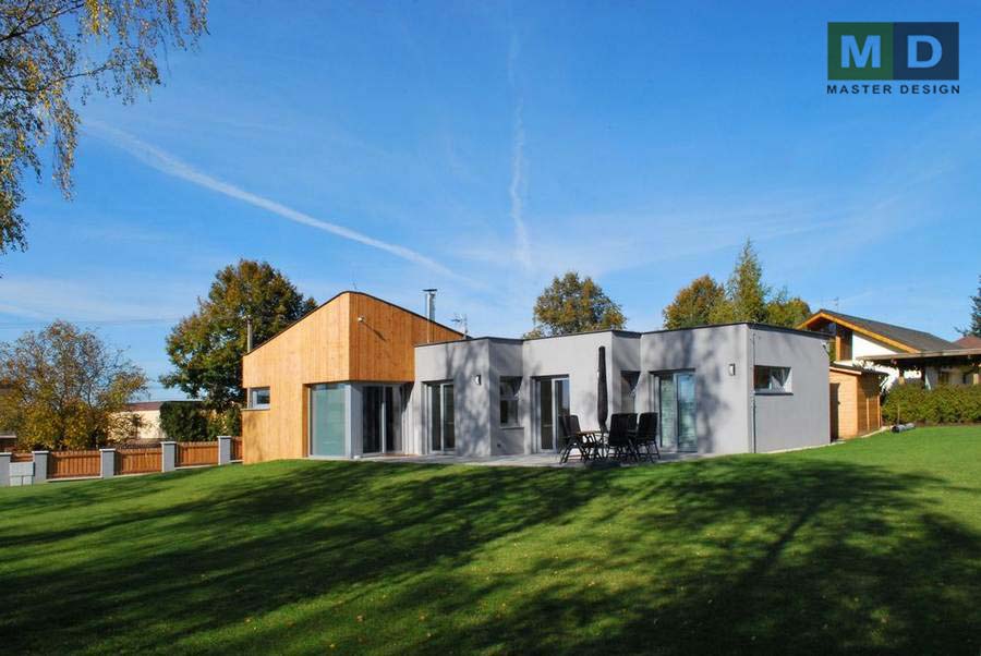 Vizualizace 2 - Realizace - Přízemní nízkoenergetický bungalov Ostrava Radvanice